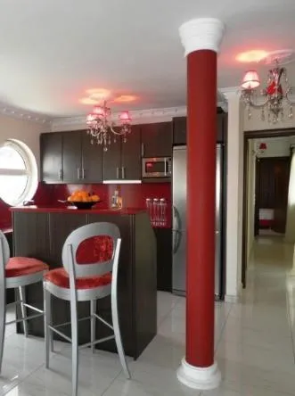 Kitchen or kitchenette in Arcadia Suites & Spa