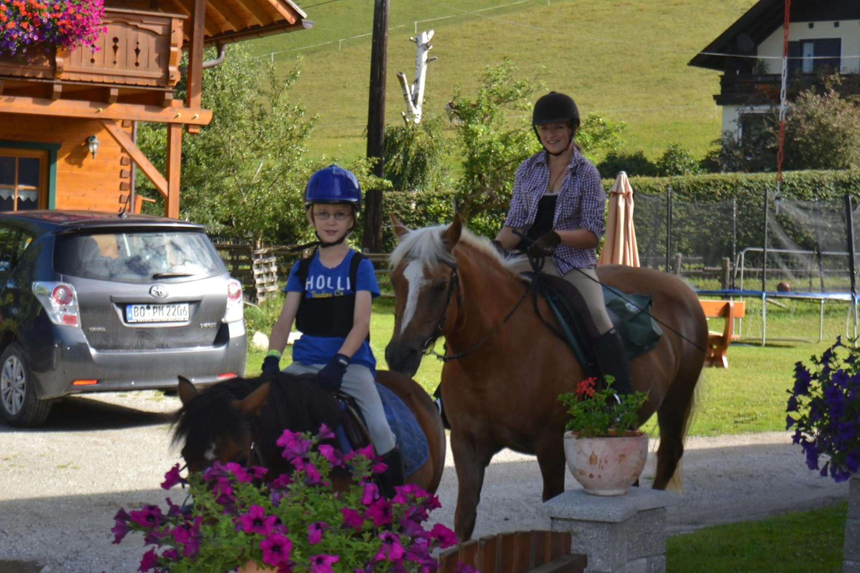 Horse-riding in Biobauernhof Tonimörtl
