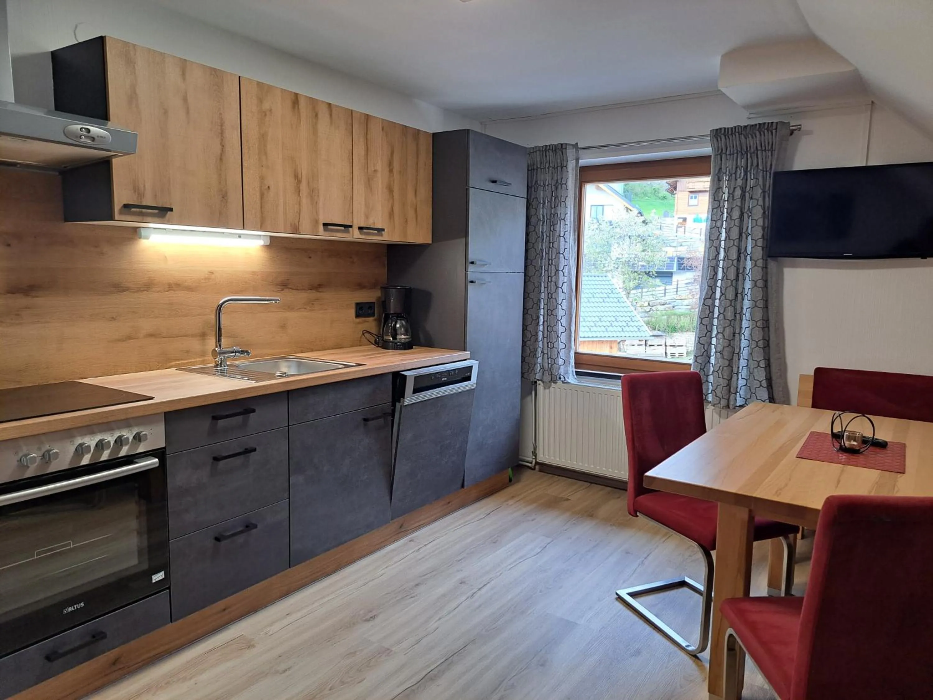 Kitchen or kitchenette in Biobauernhof Tonimörtl