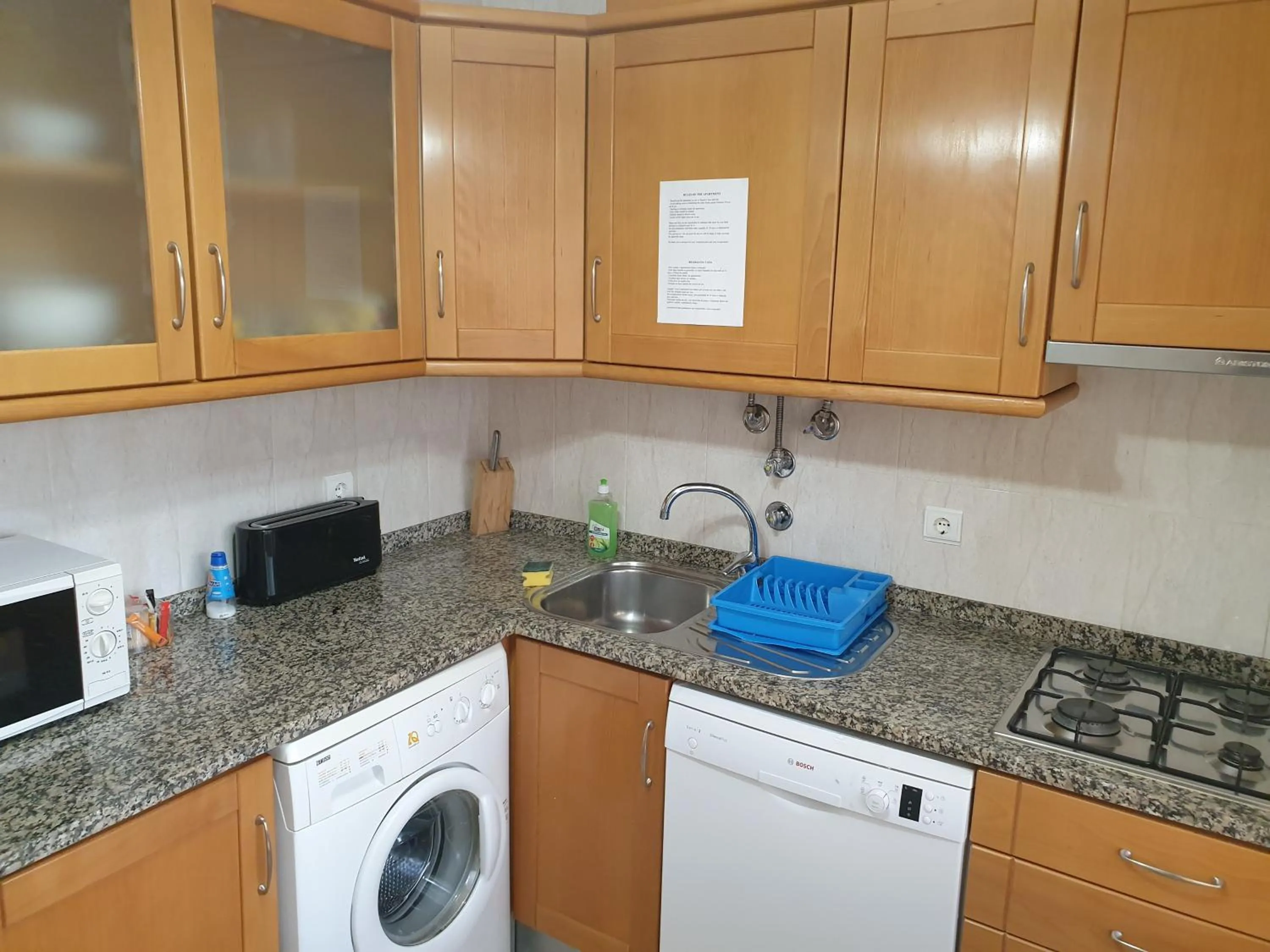 Kitchen or kitchenette in Lovely Studio Marta on the beach Falesia, Albufeira
