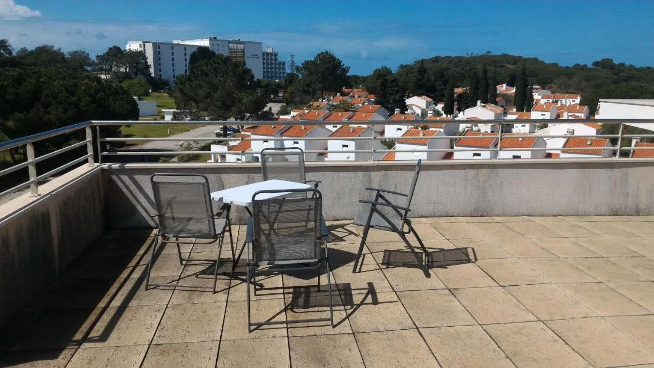 Balcony/Terrace in Lovely Studio Marta on the beach Falesia, Albufeira