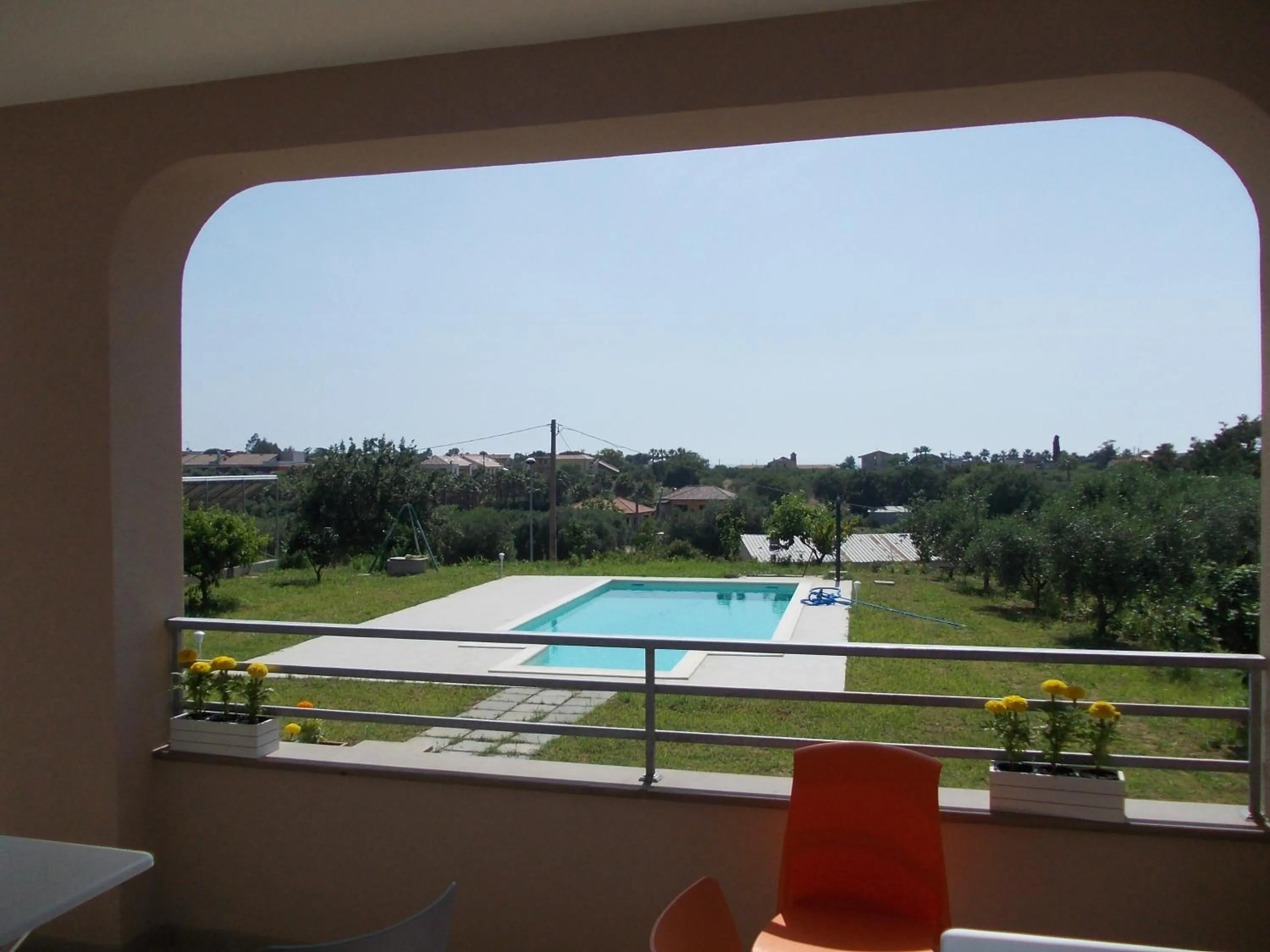 Pool view in VILLA LAURO LUXURY B&B