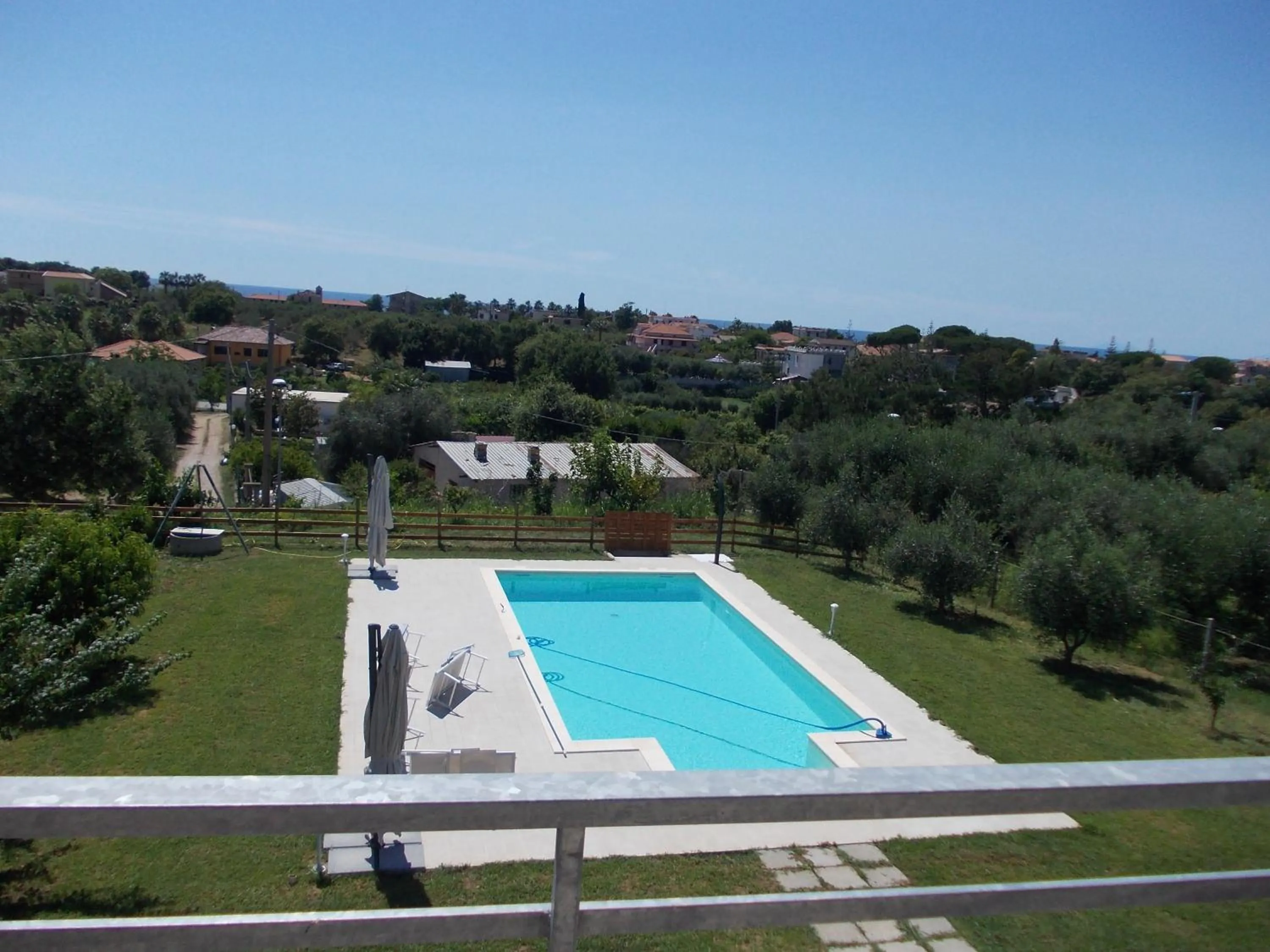 Pool view in VILLA LAURO LUXURY B&B