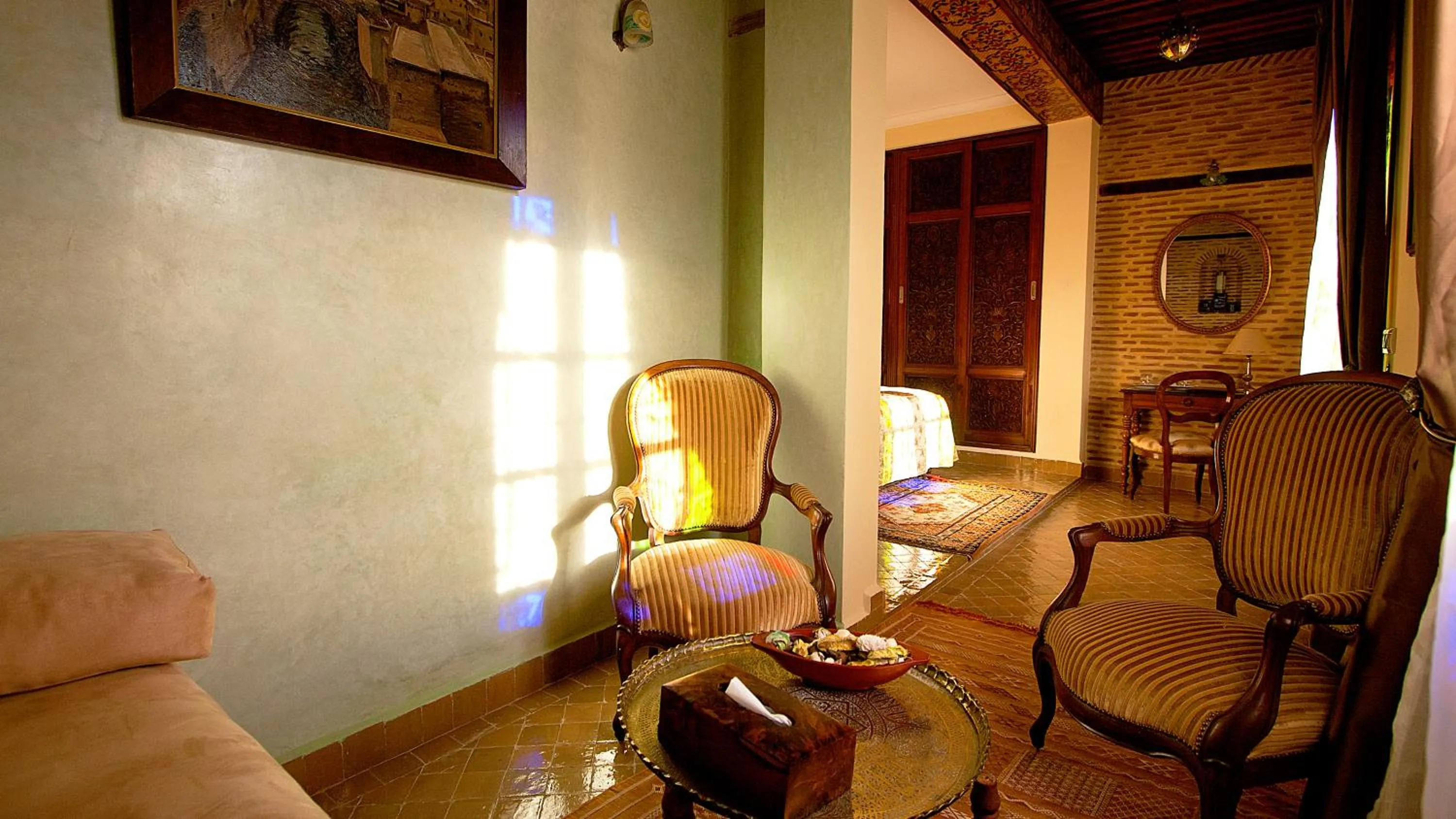 Seating area in Ryad Salama