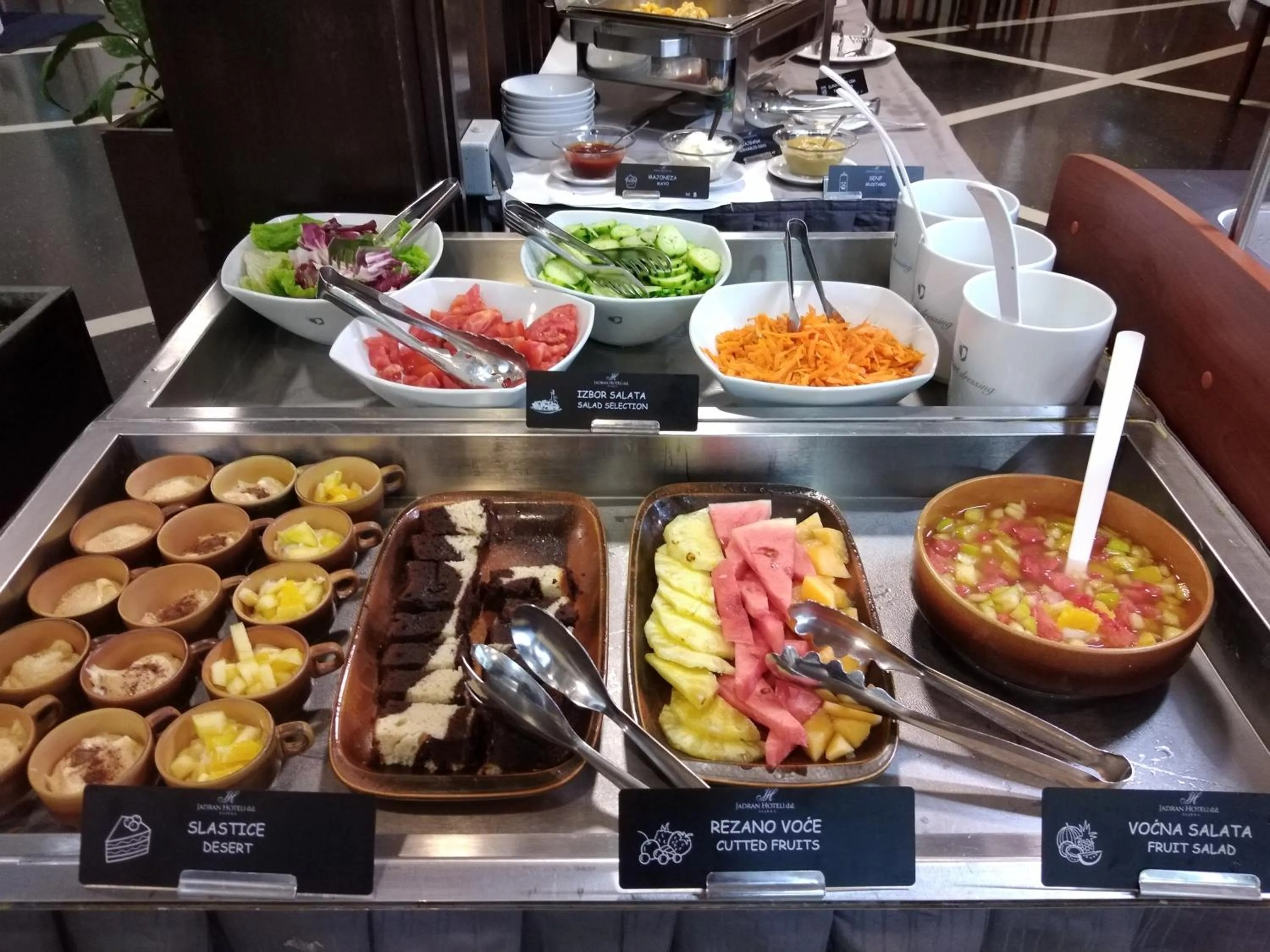 Buffet breakfast in Boarding House Lucija