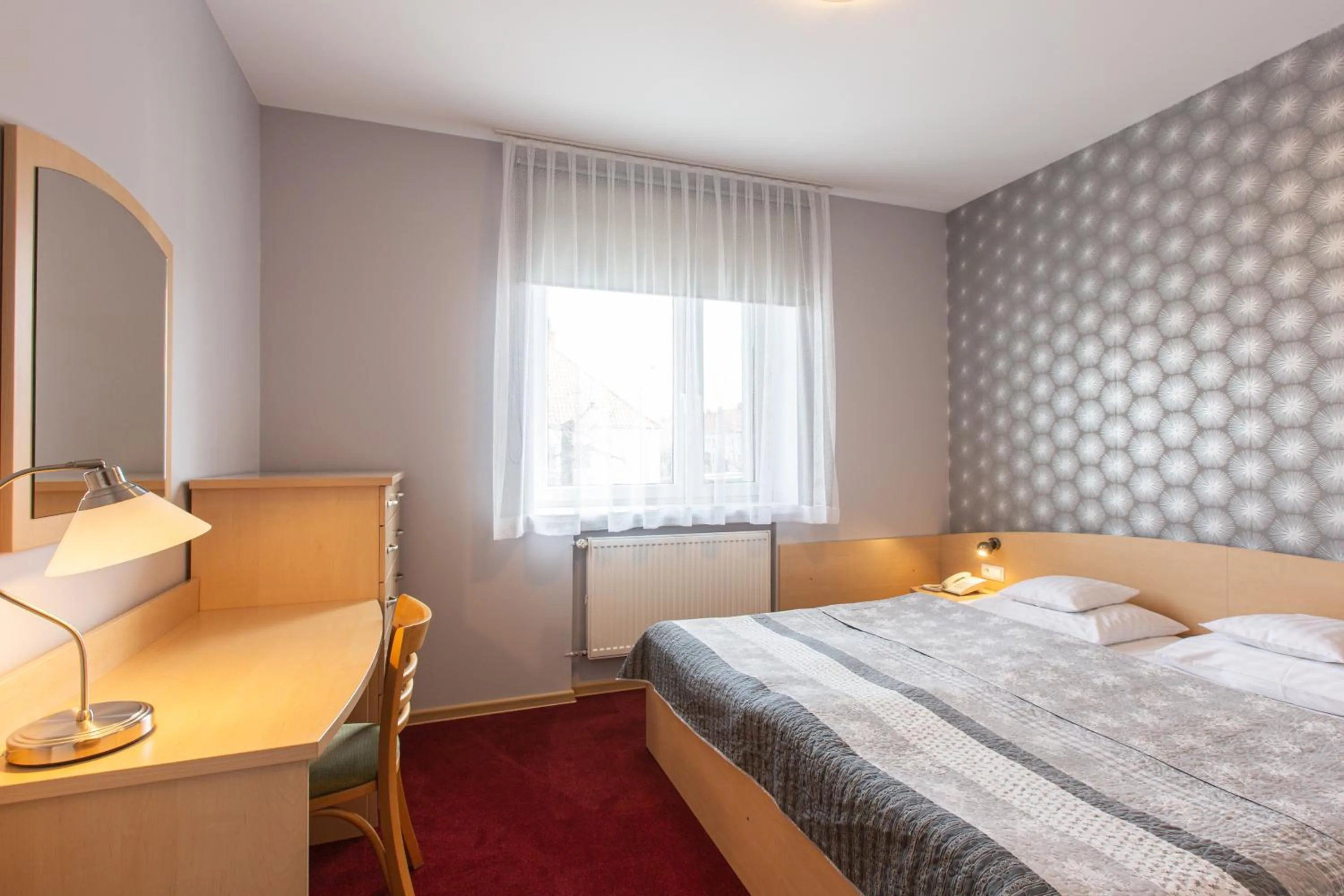 Bed in HOTEL ŁABĘDY i Hostel Łabędy