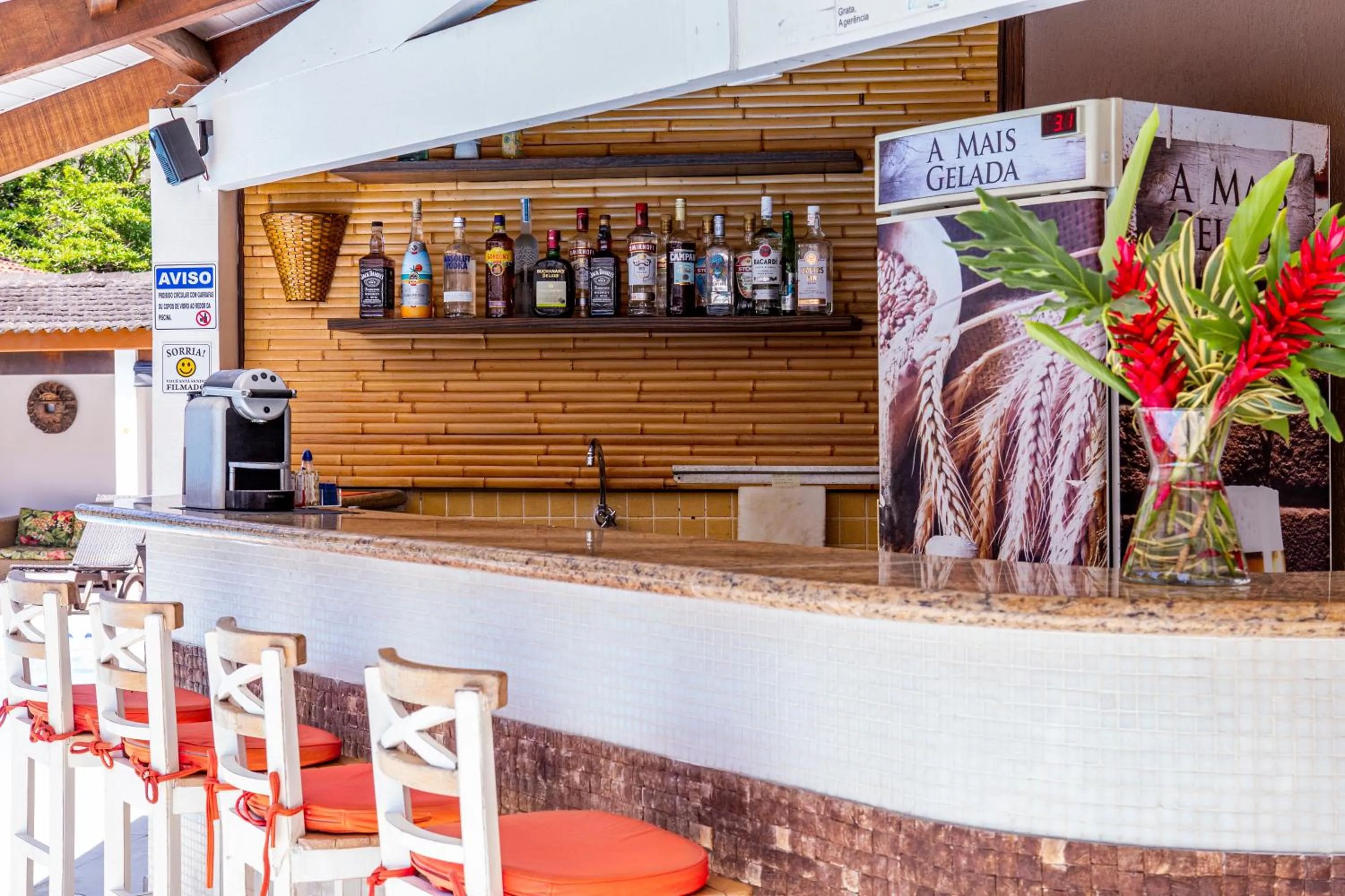 Lounge or bar in Ciribaí Praia Hotel