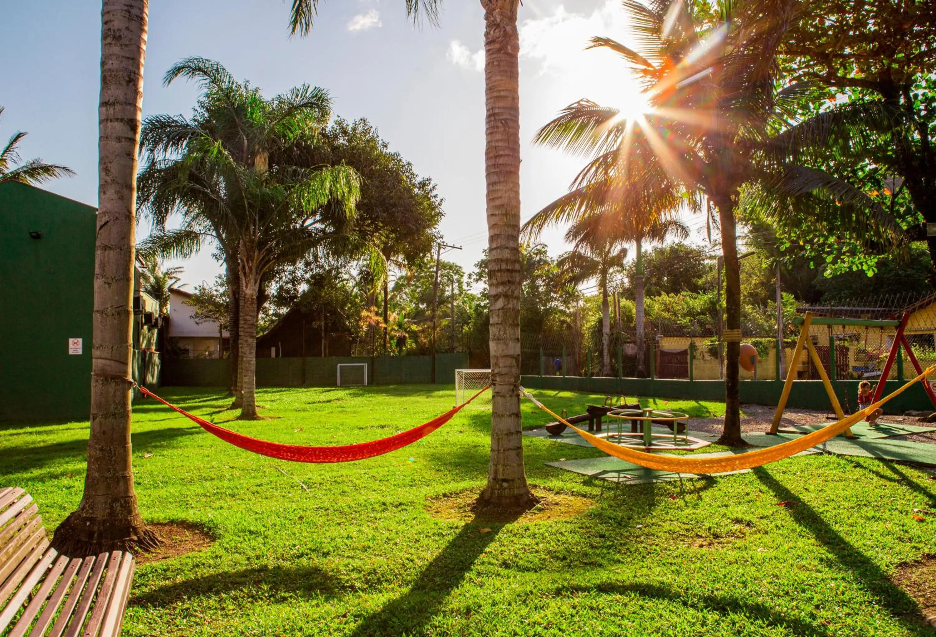 Children play ground in Ciribaí Praia Hotel