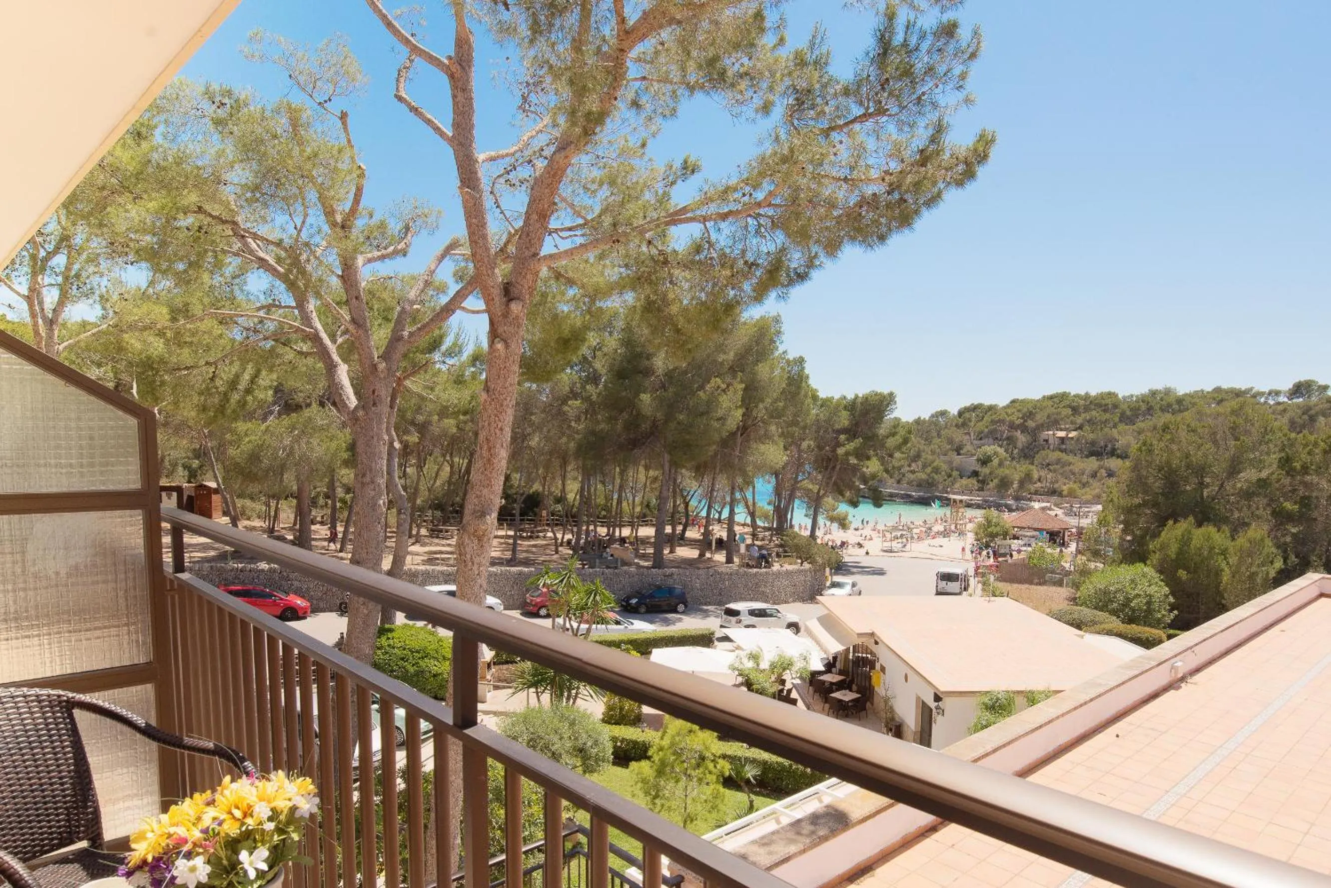 Natural landscape in Hotel Playa Mondrago