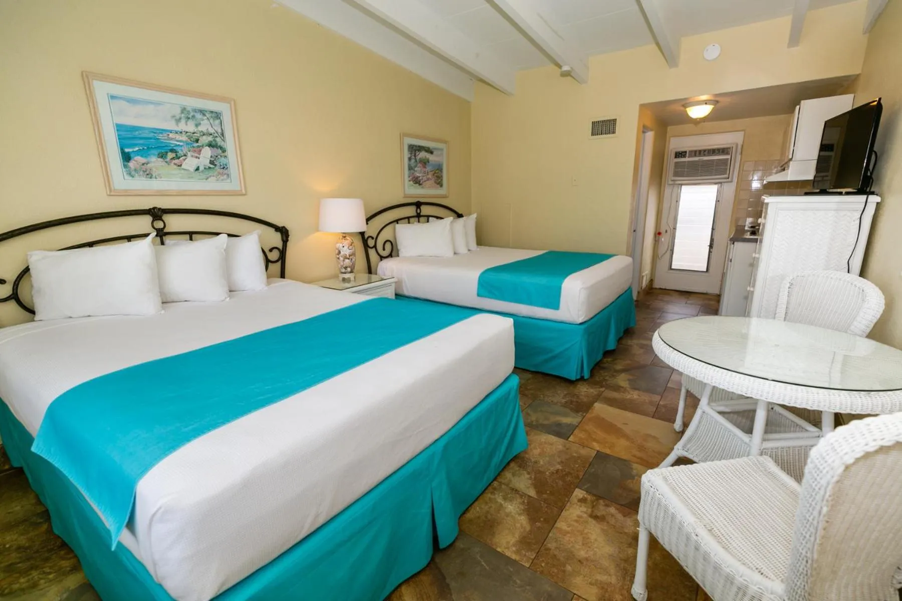 Bed in Aztec Motel Wildwood Crest Beach