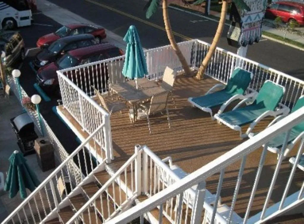 Balcony/Terrace in Aztec Motel Wildwood Crest Beach