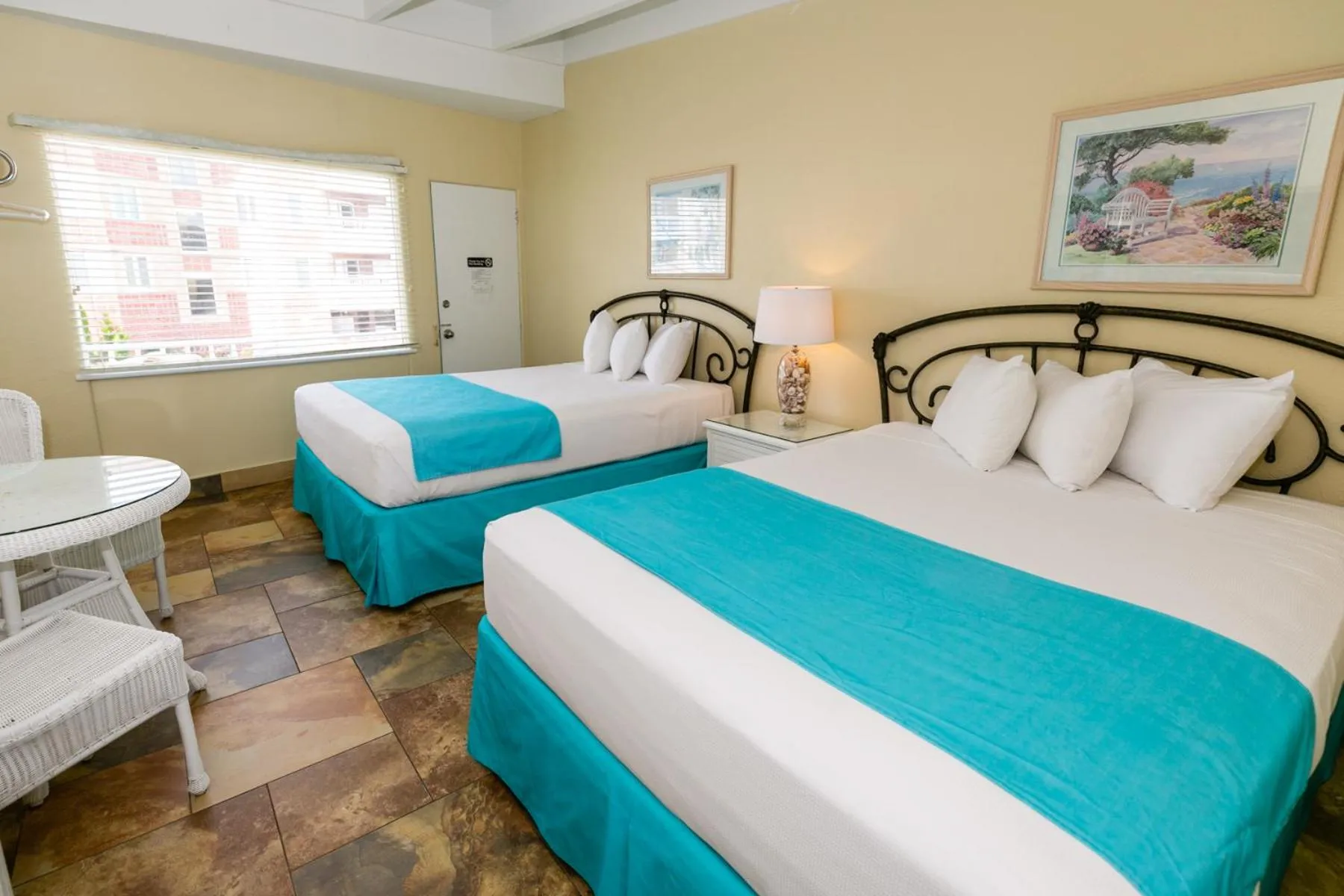 Bed in Aztec Motel Wildwood Crest Beach