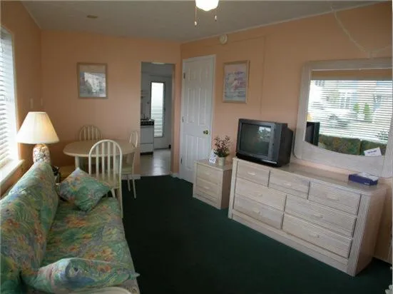 Living room in Aztec Motel Wildwood Crest Beach