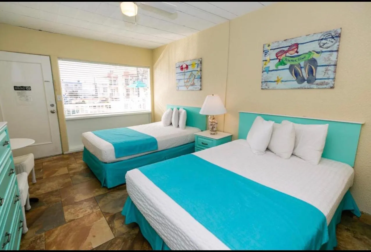 Bed in Aztec Motel Wildwood Crest Beach