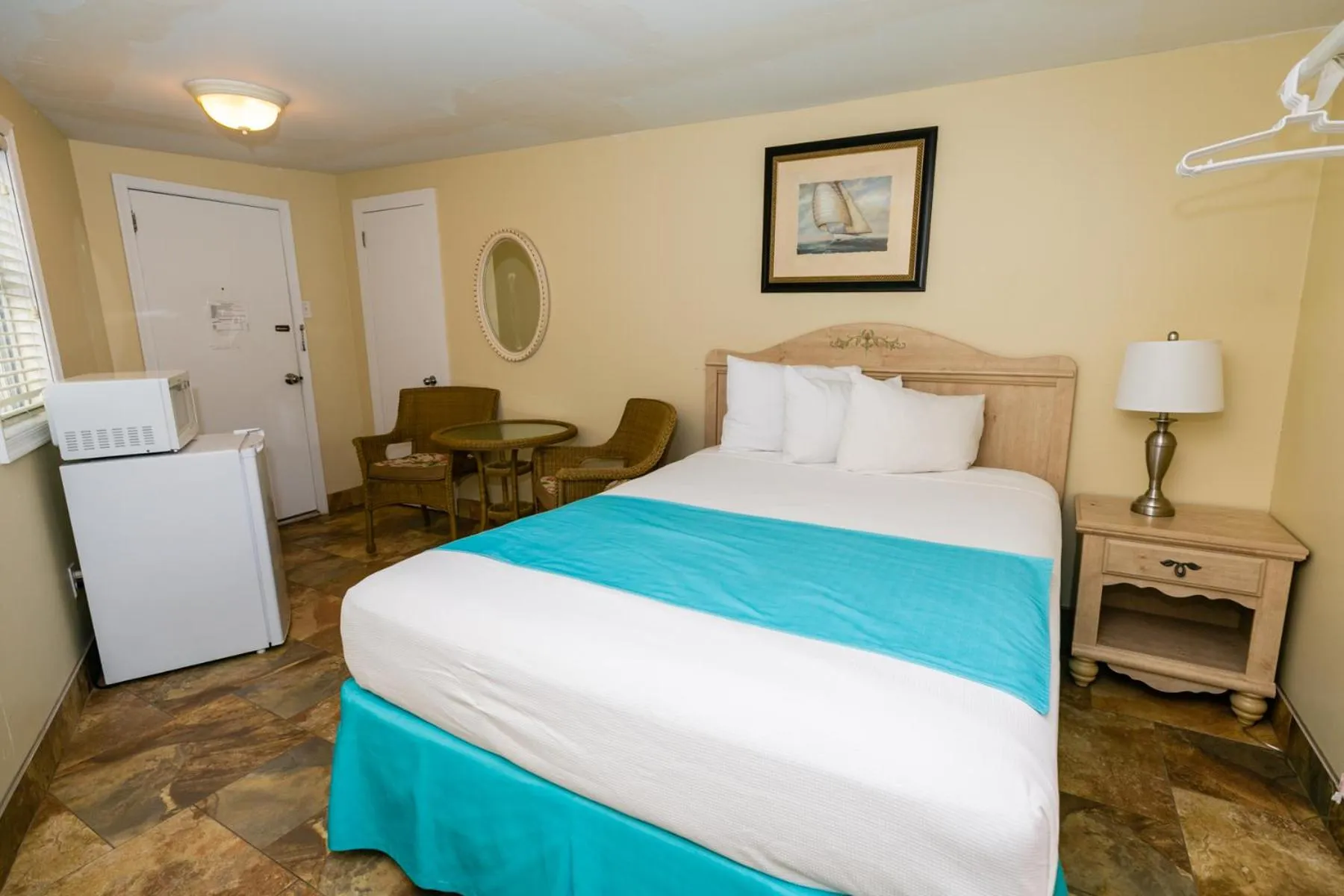 Bed in Aztec Motel Wildwood Crest Beach