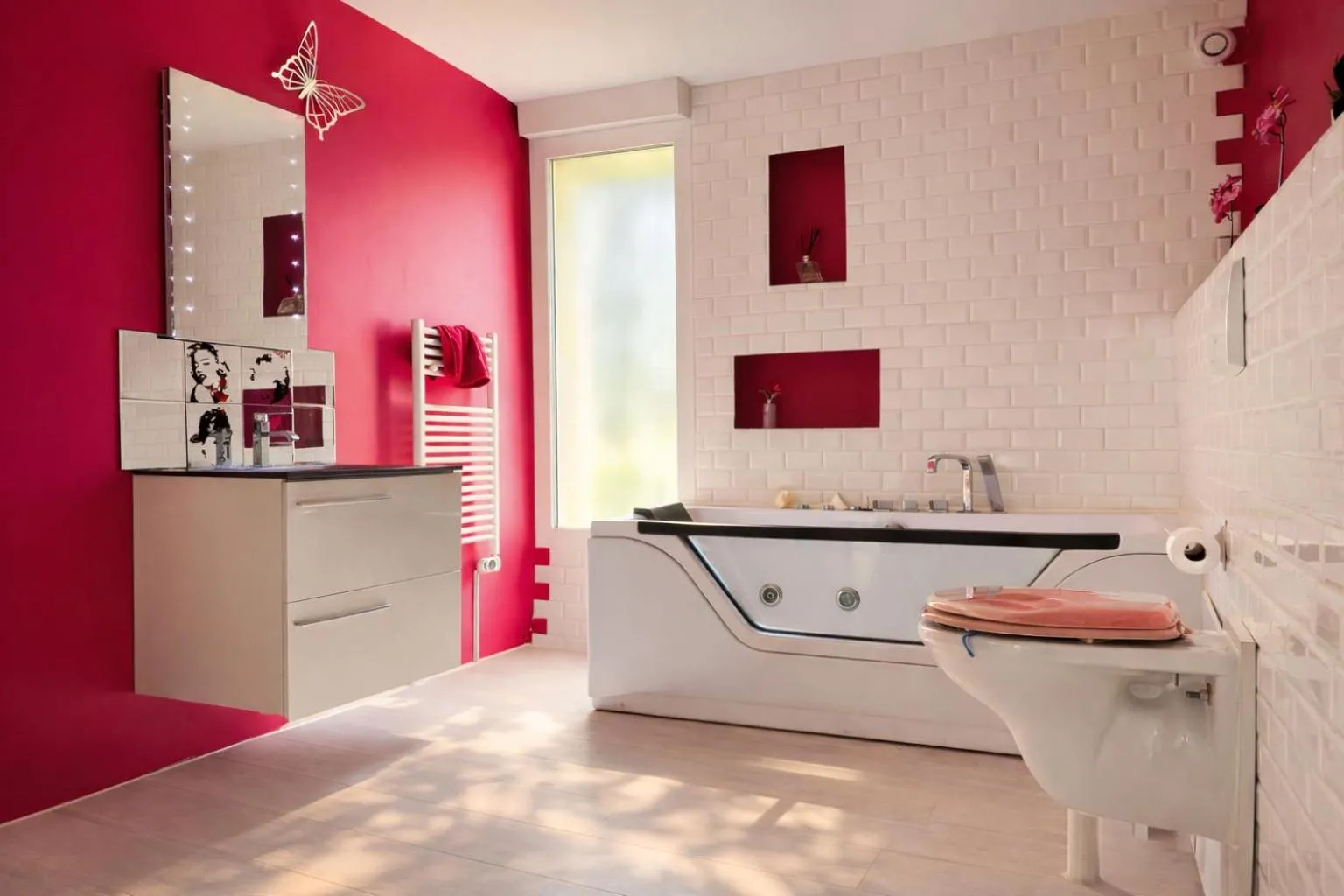 Bathroom in Villa le dauphin Meschers 4 étoiles vu Mer