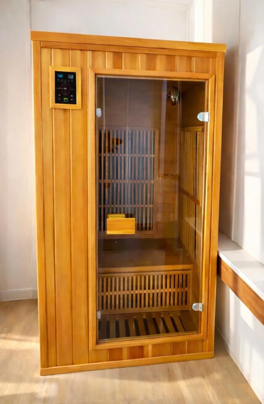Sauna in Villa le dauphin Meschers 4 étoiles vu Mer