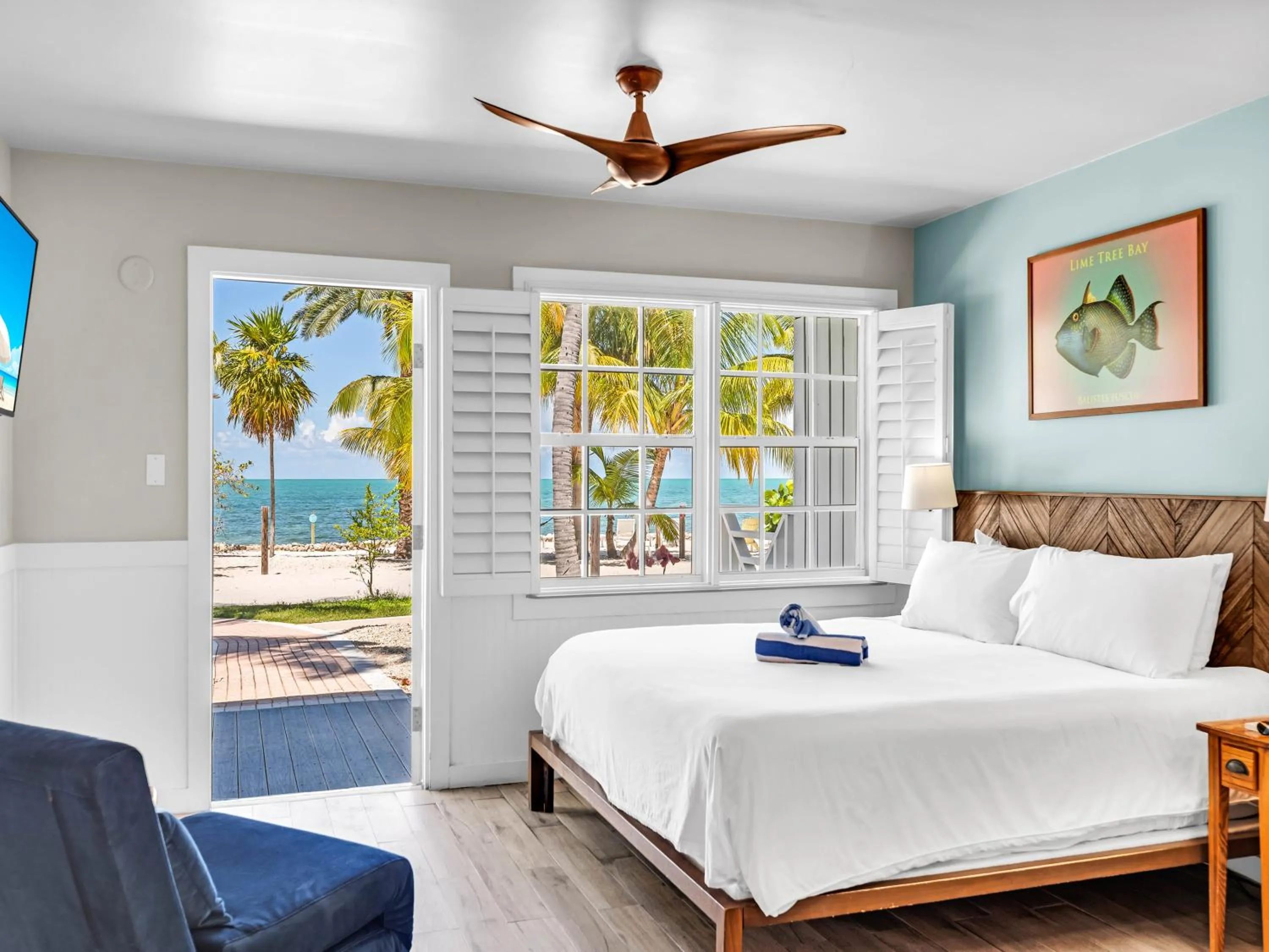 Bedroom, Bed in Lime Tree Bay Resort