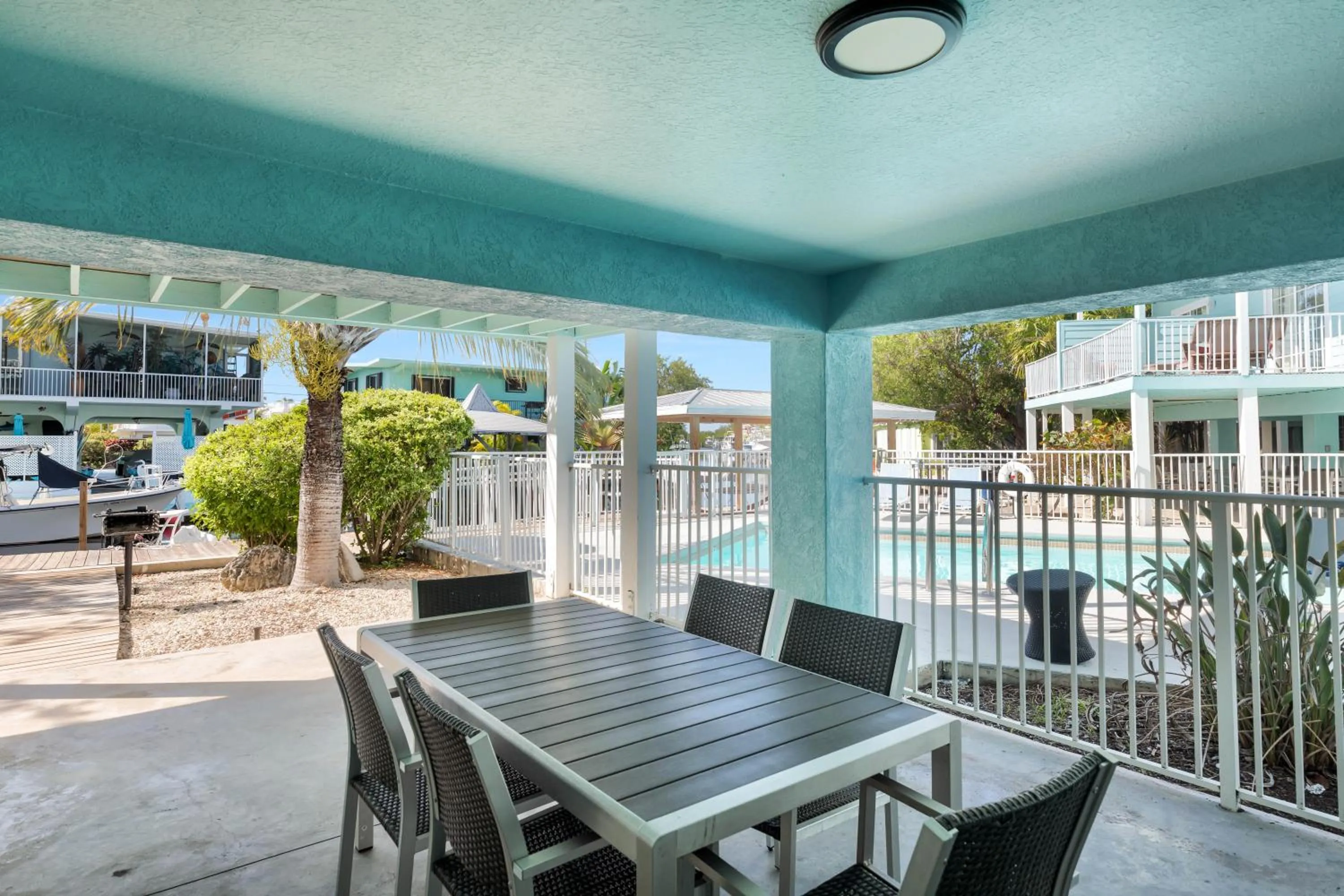 Patio in Lime Tree Bay Resort