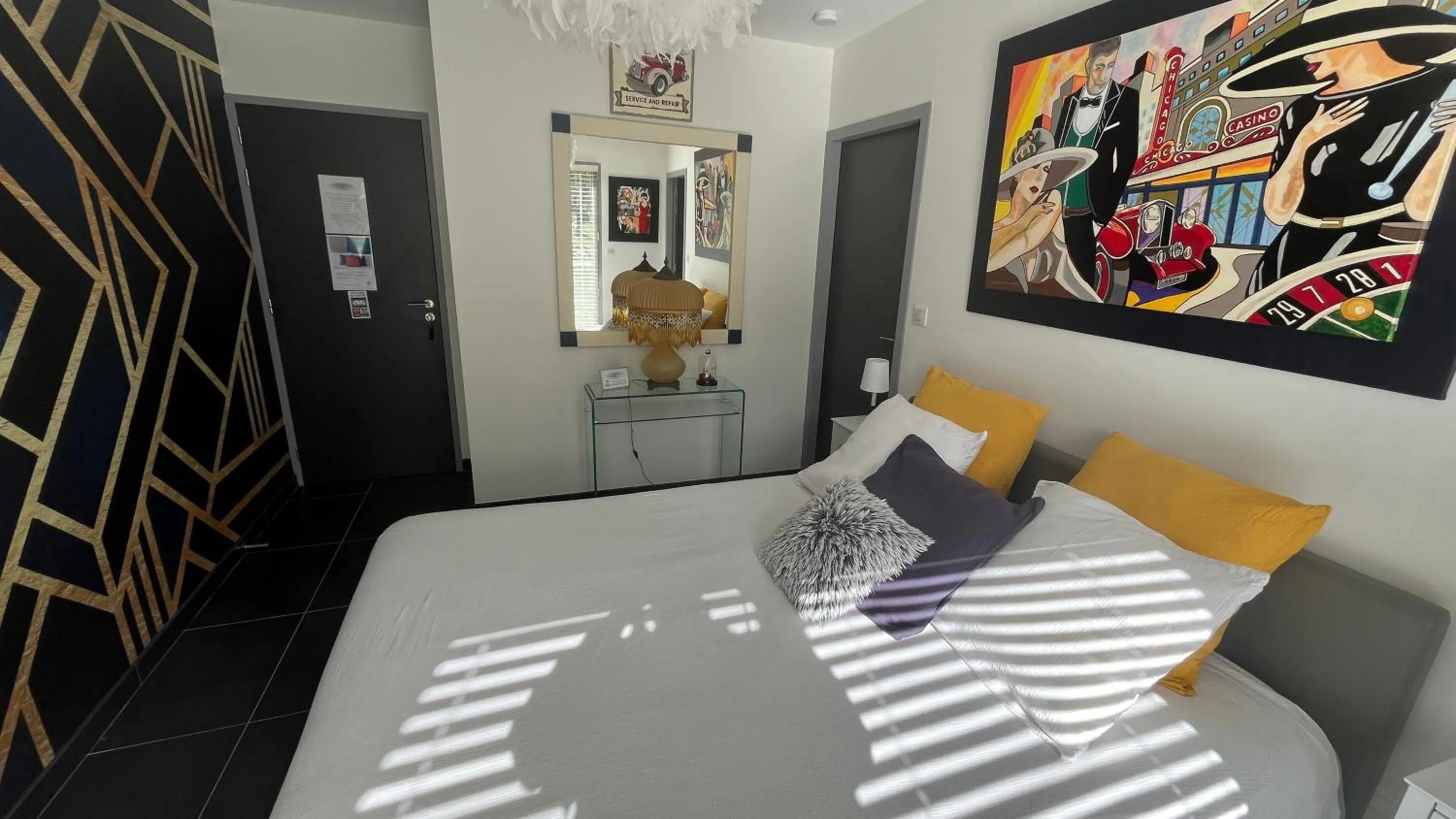 Bed in Domaine Georges V