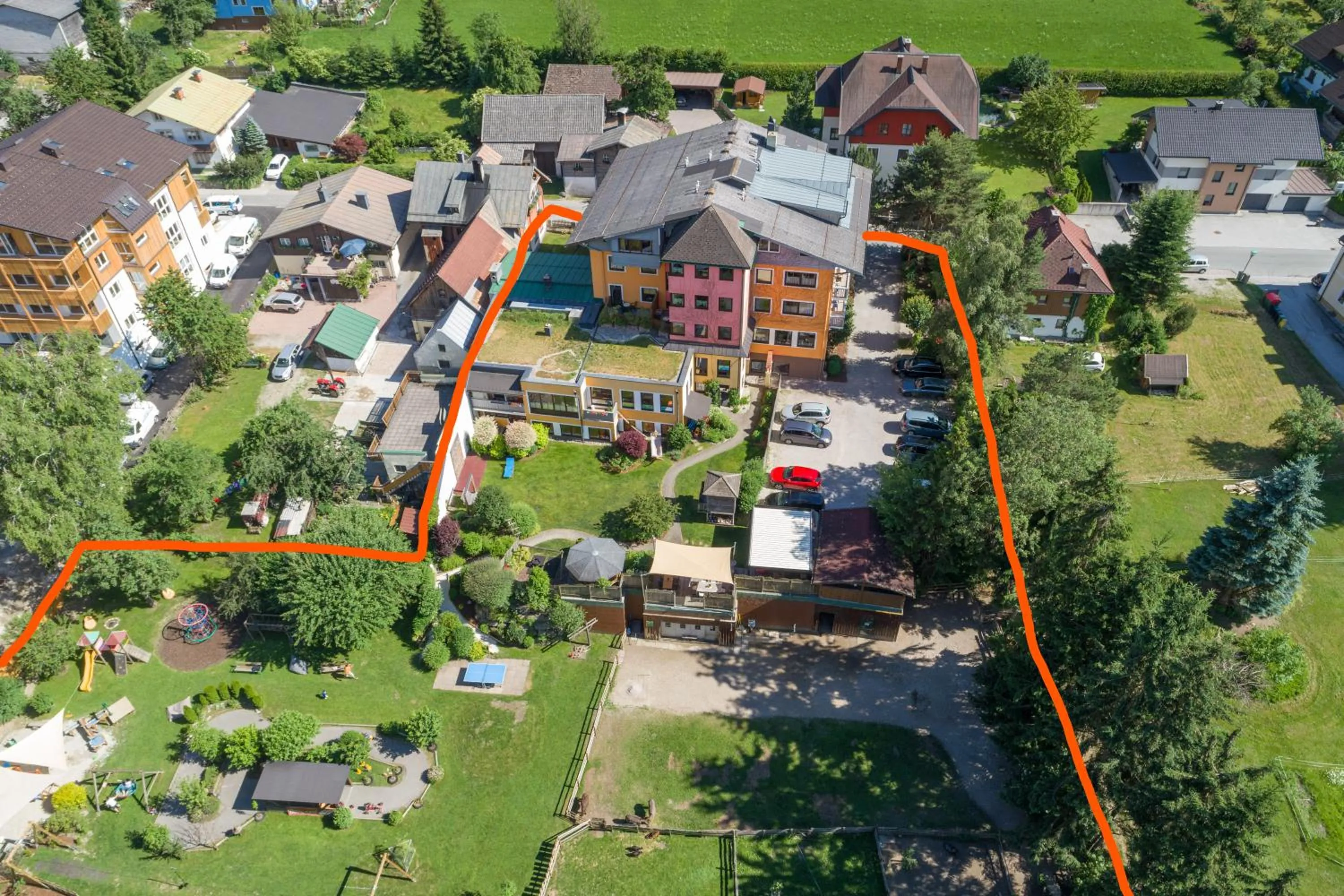 Bird's eye view in Bliem's Familienhotel