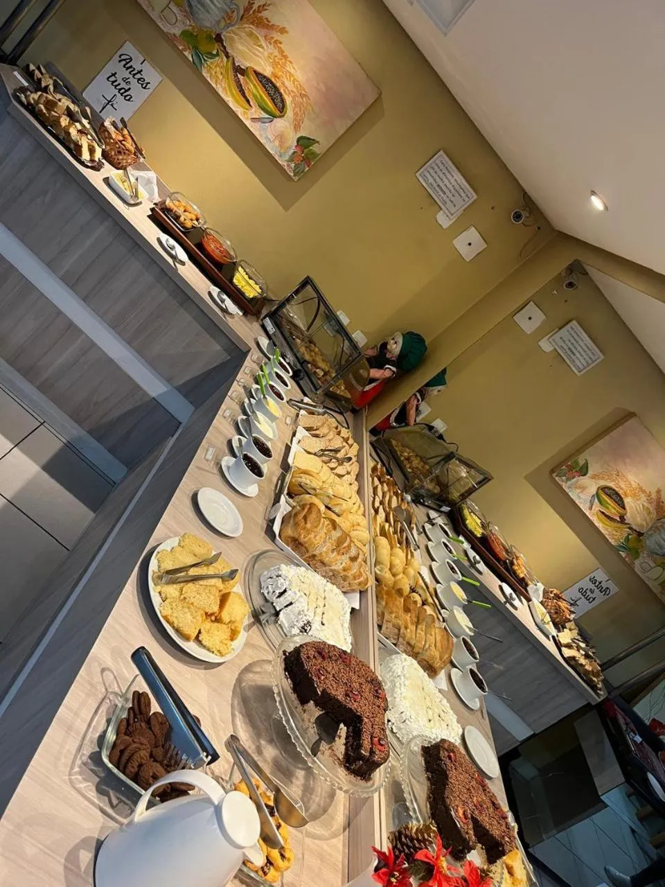 Buffet breakfast in Pousada Ruppenthal