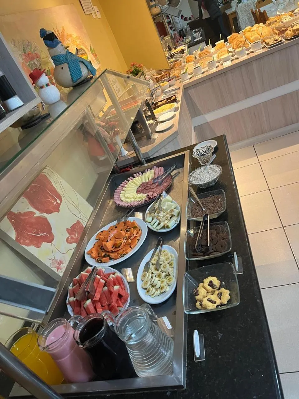 Buffet breakfast in Pousada Ruppenthal