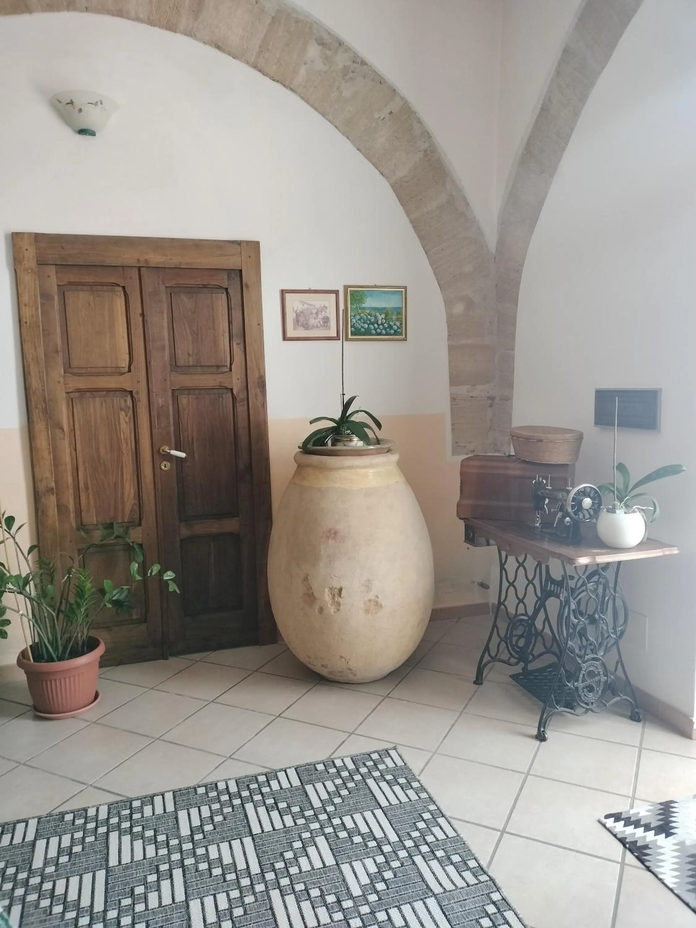 Living room in La Casa Rossa