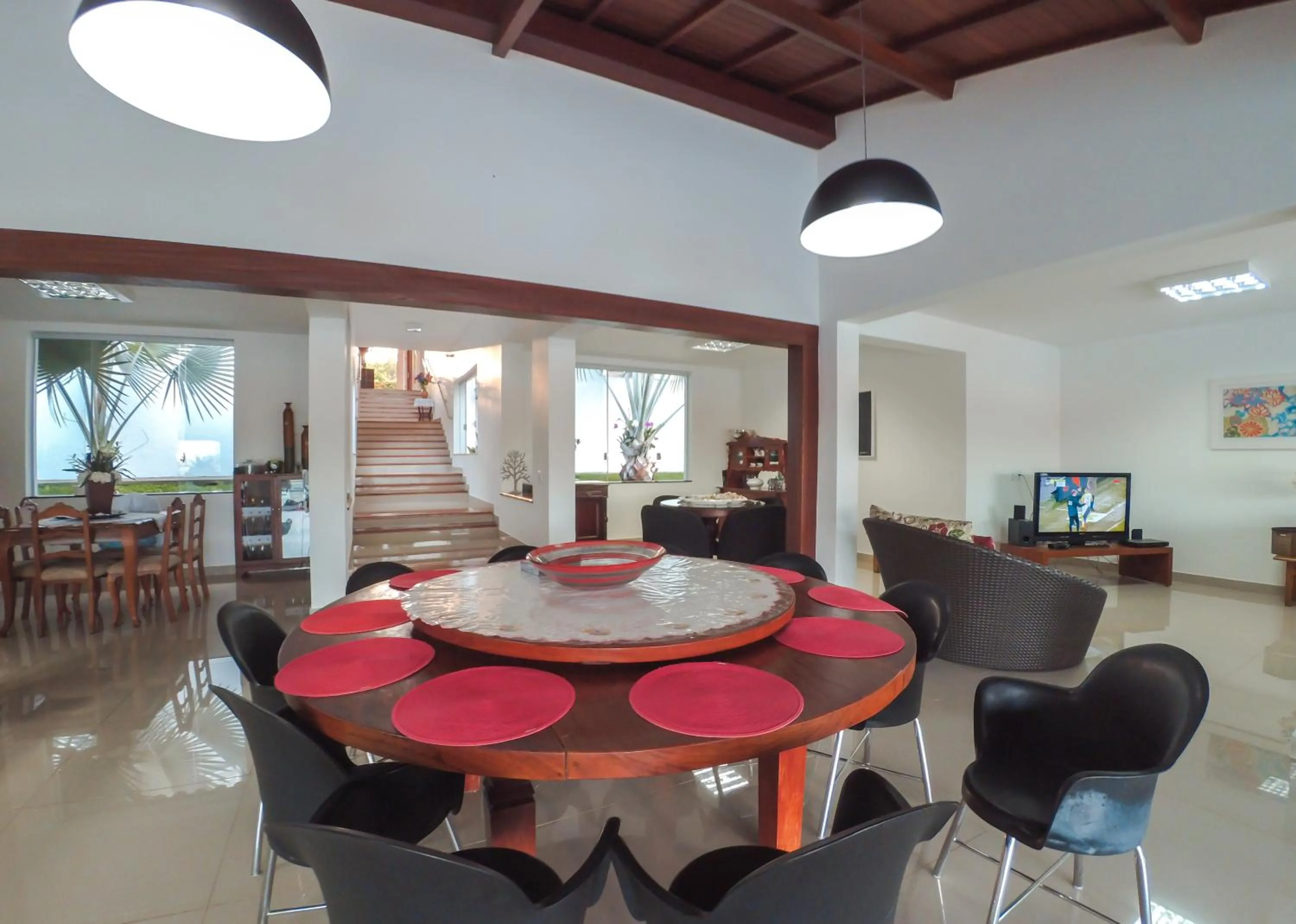 Dining area in Pousada Suítes do Lago