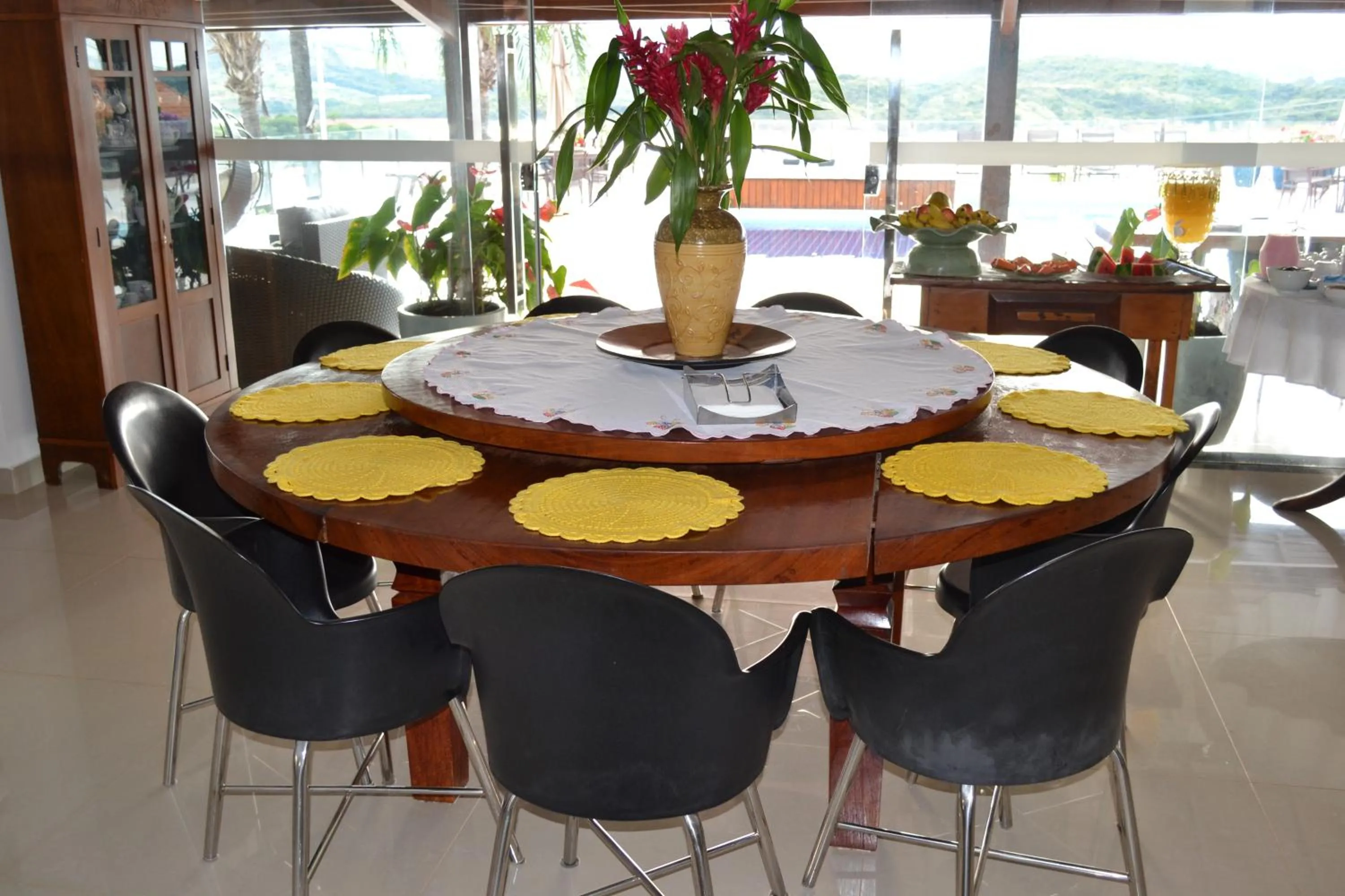 Dining area in Pousada Suítes do Lago