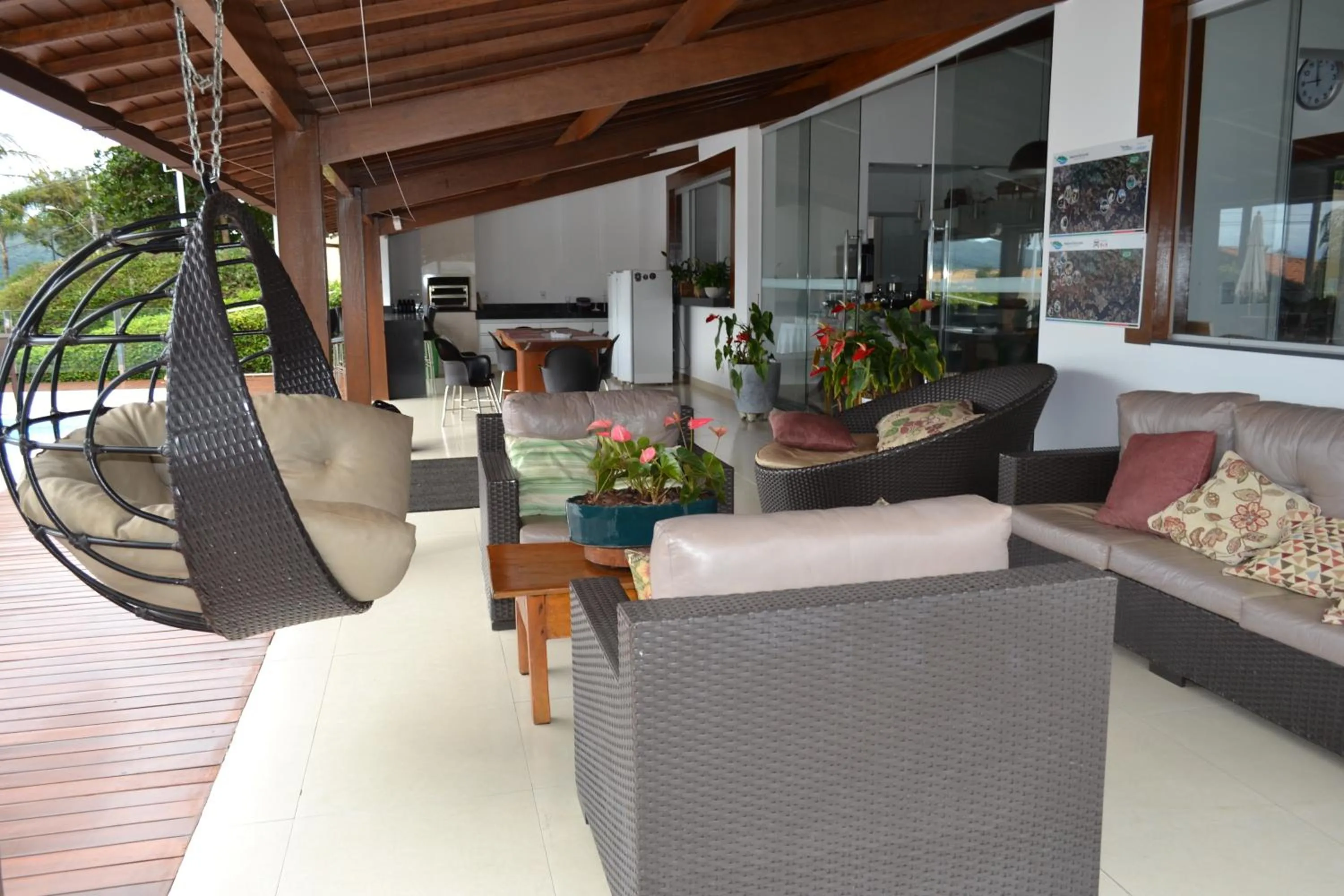 Patio in Pousada Suítes do Lago