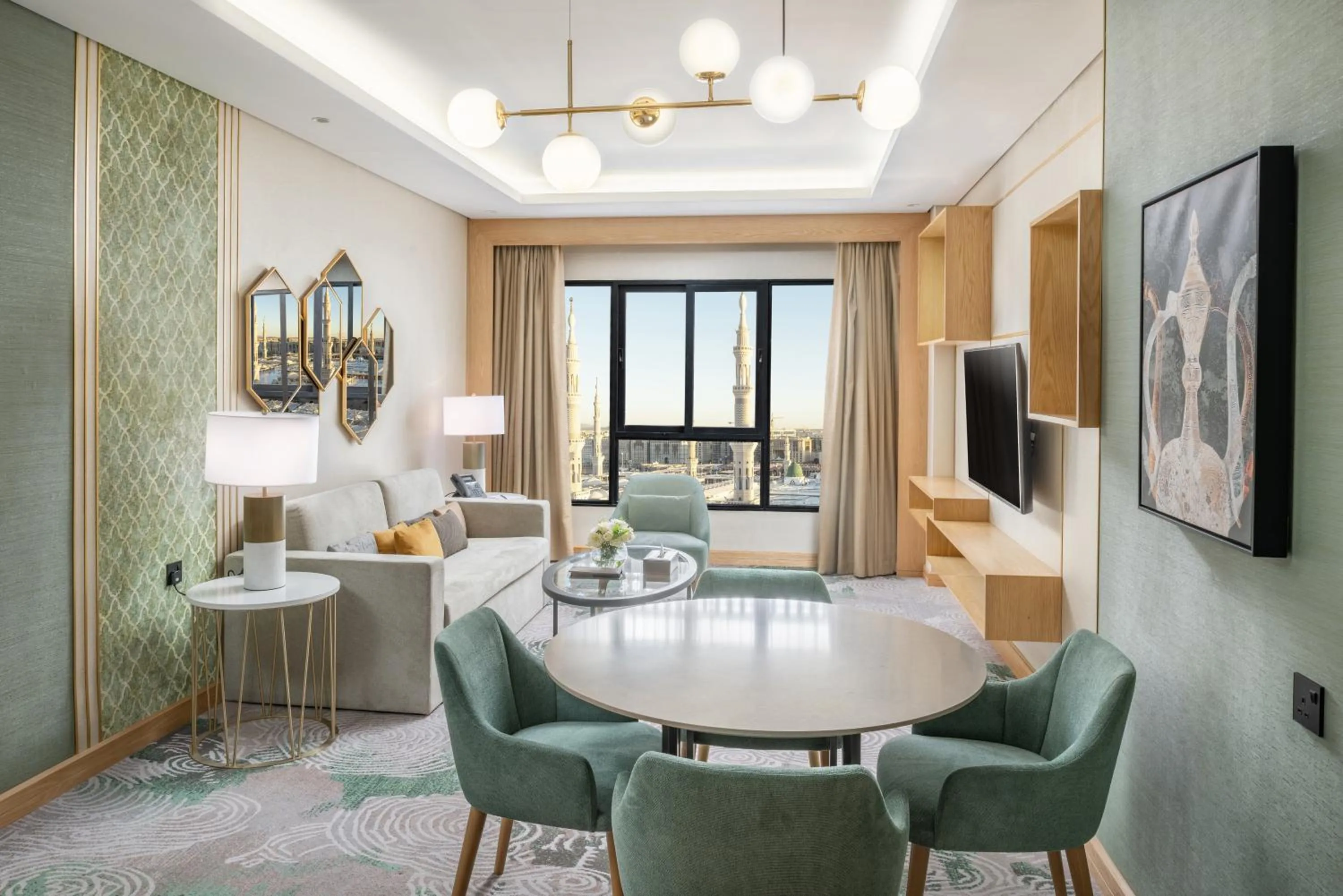 Living room in Taiba Suites Madinah