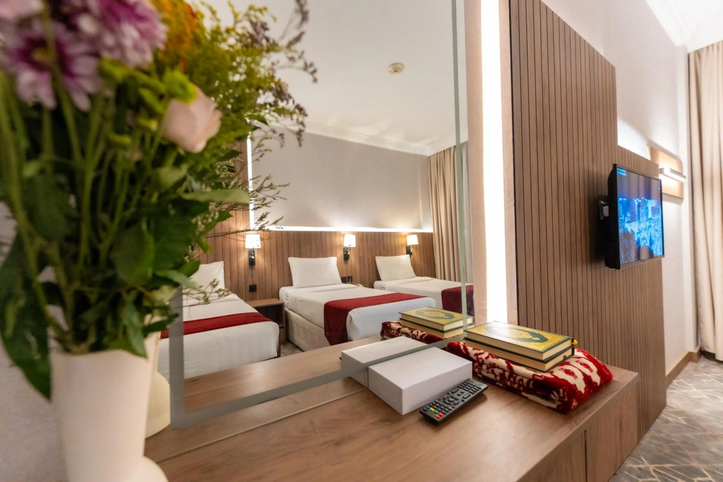 Bed in Hayah Golden Hotel