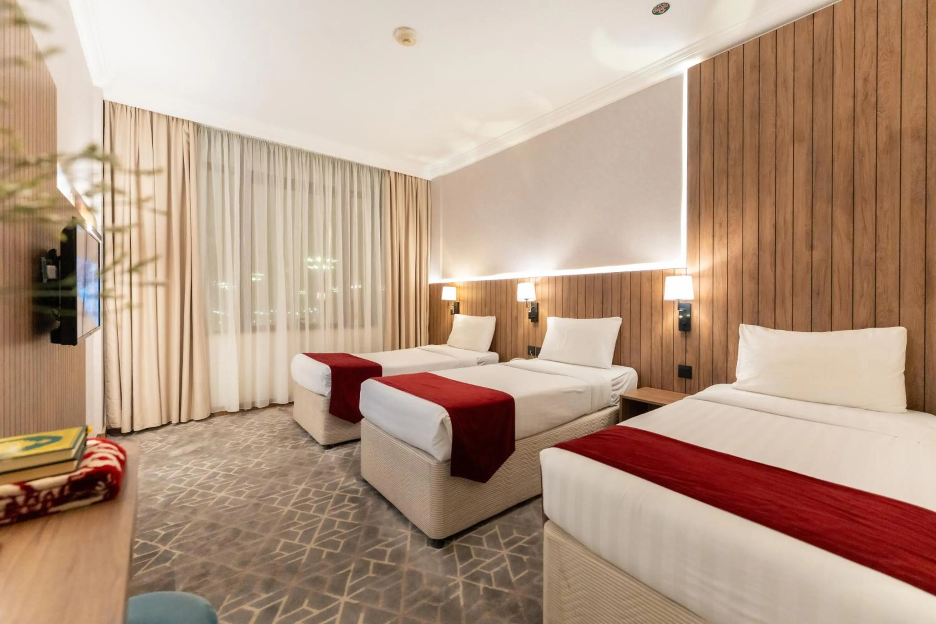 Bed in Hayah Golden Hotel