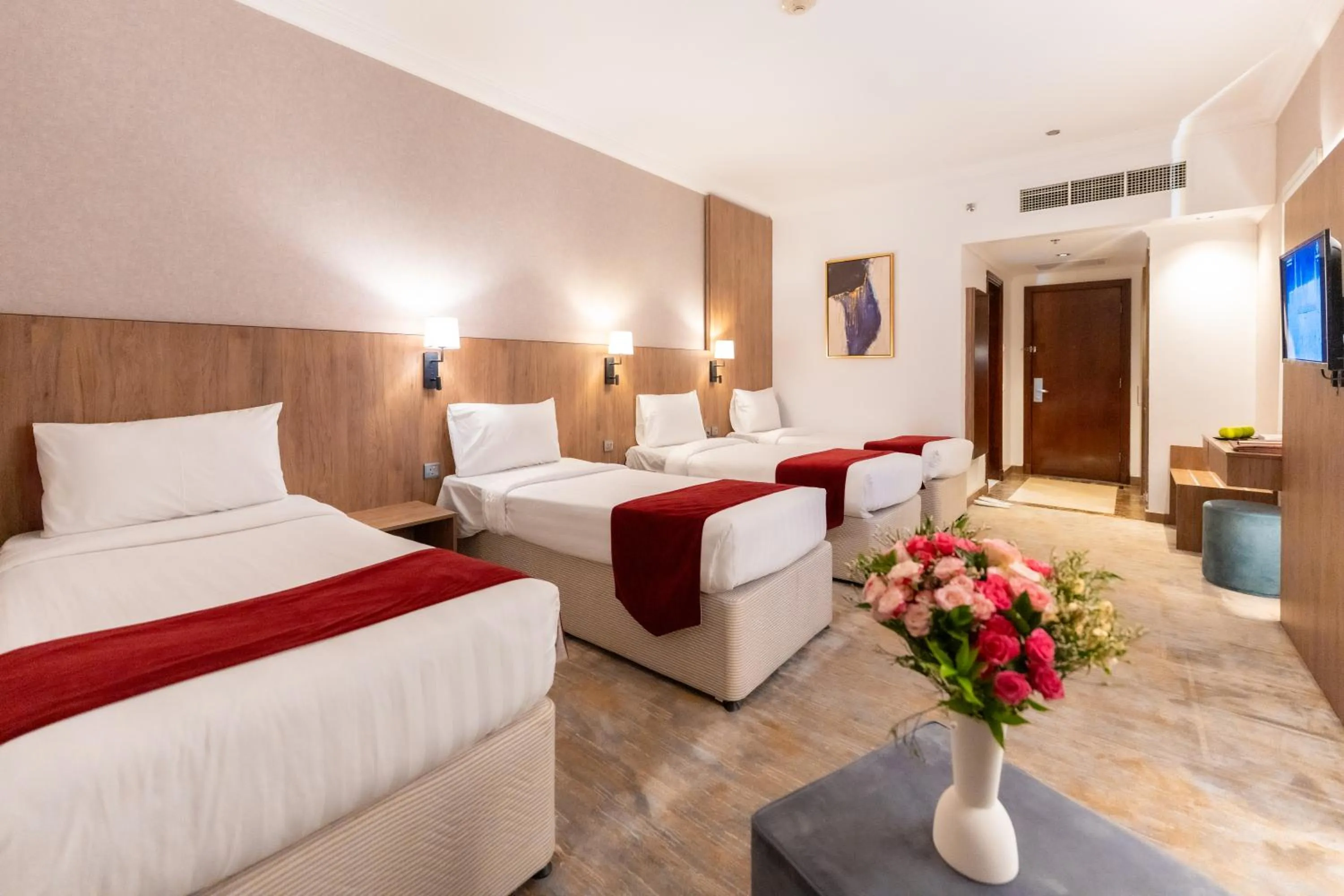 Bed in Hayah Golden Hotel