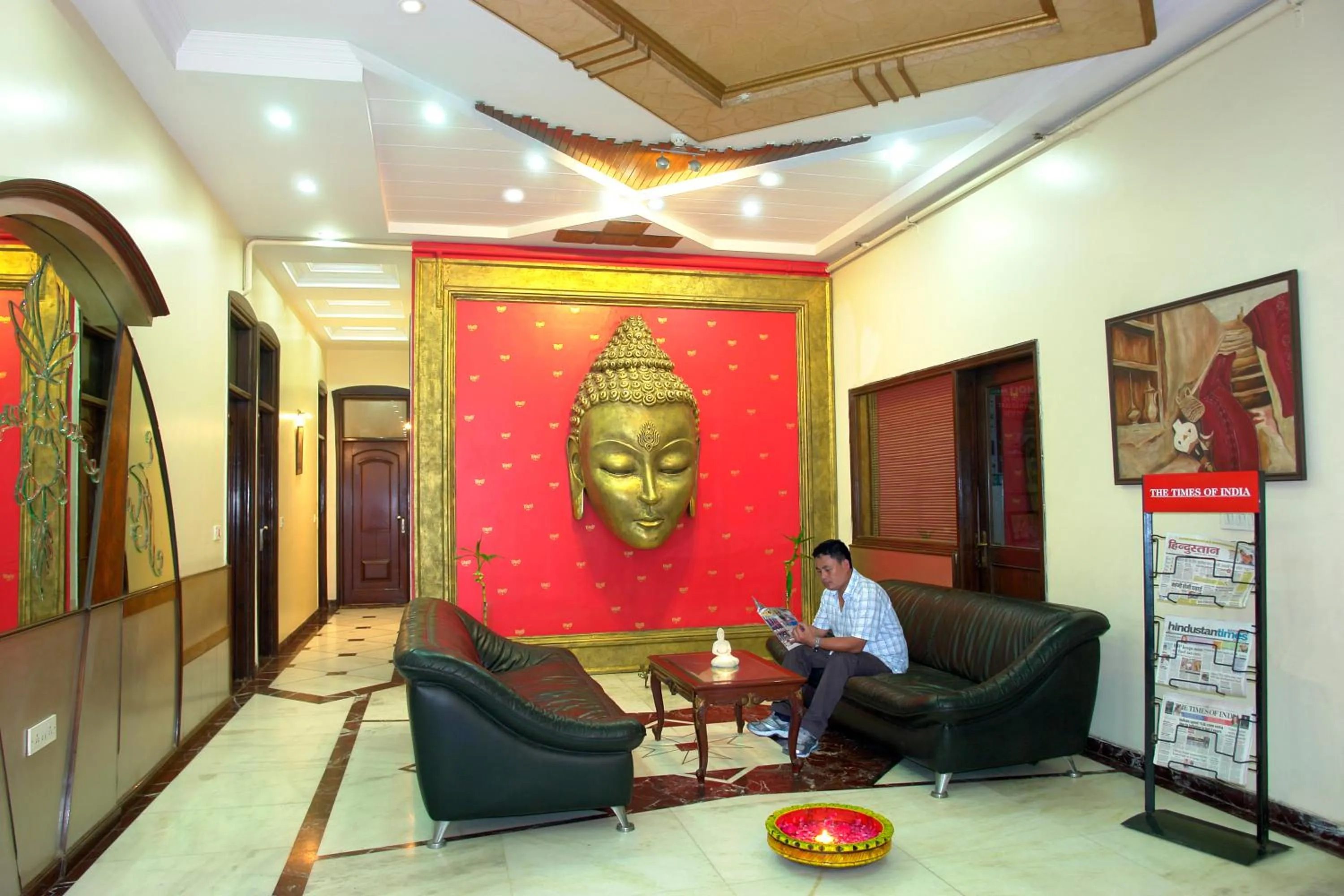 Lobby or reception in Hotel Sita International