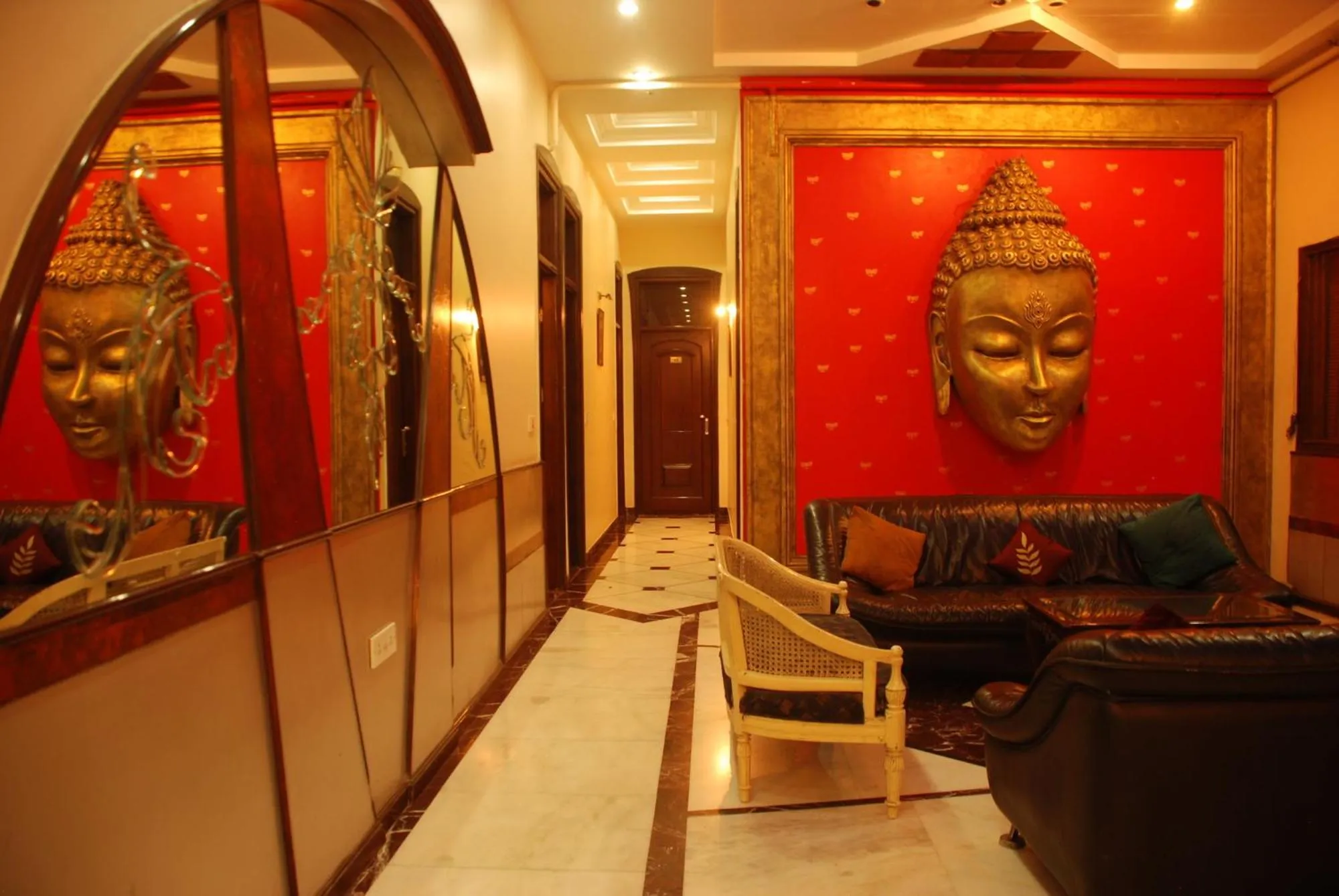 Decorative detail in Hotel Sita International