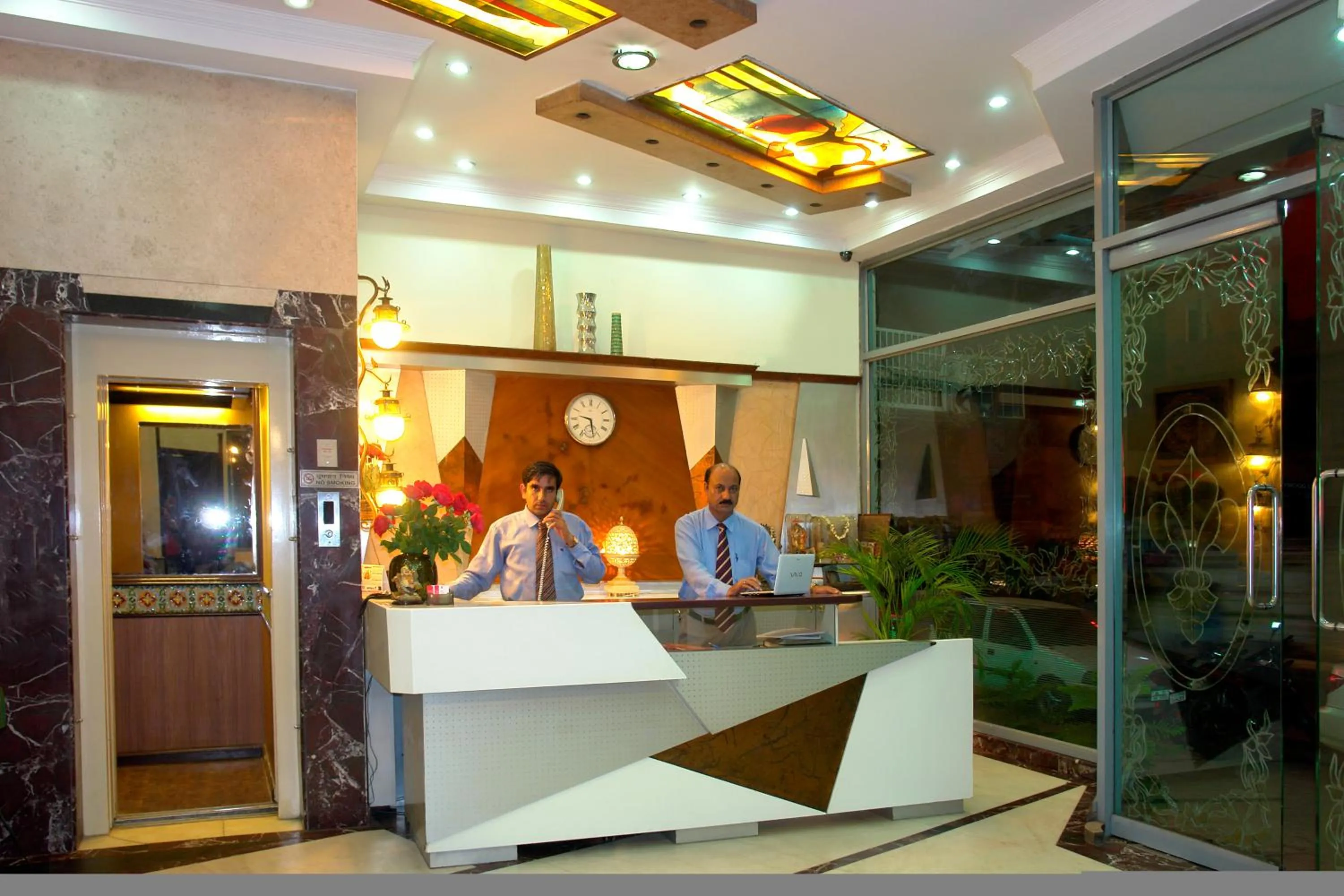 Lobby or reception in Hotel Sita International