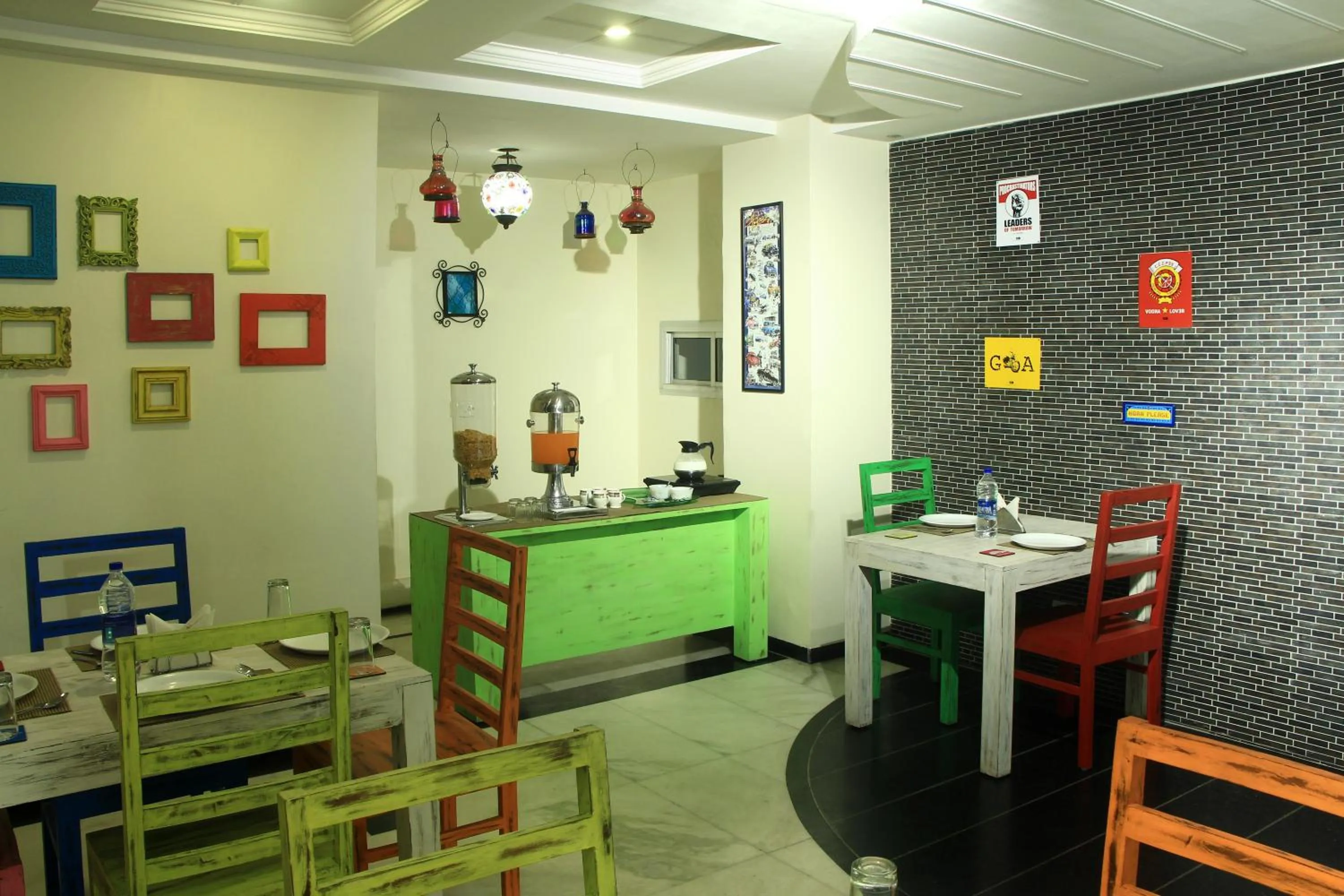 Dining area in Hotel Sita International