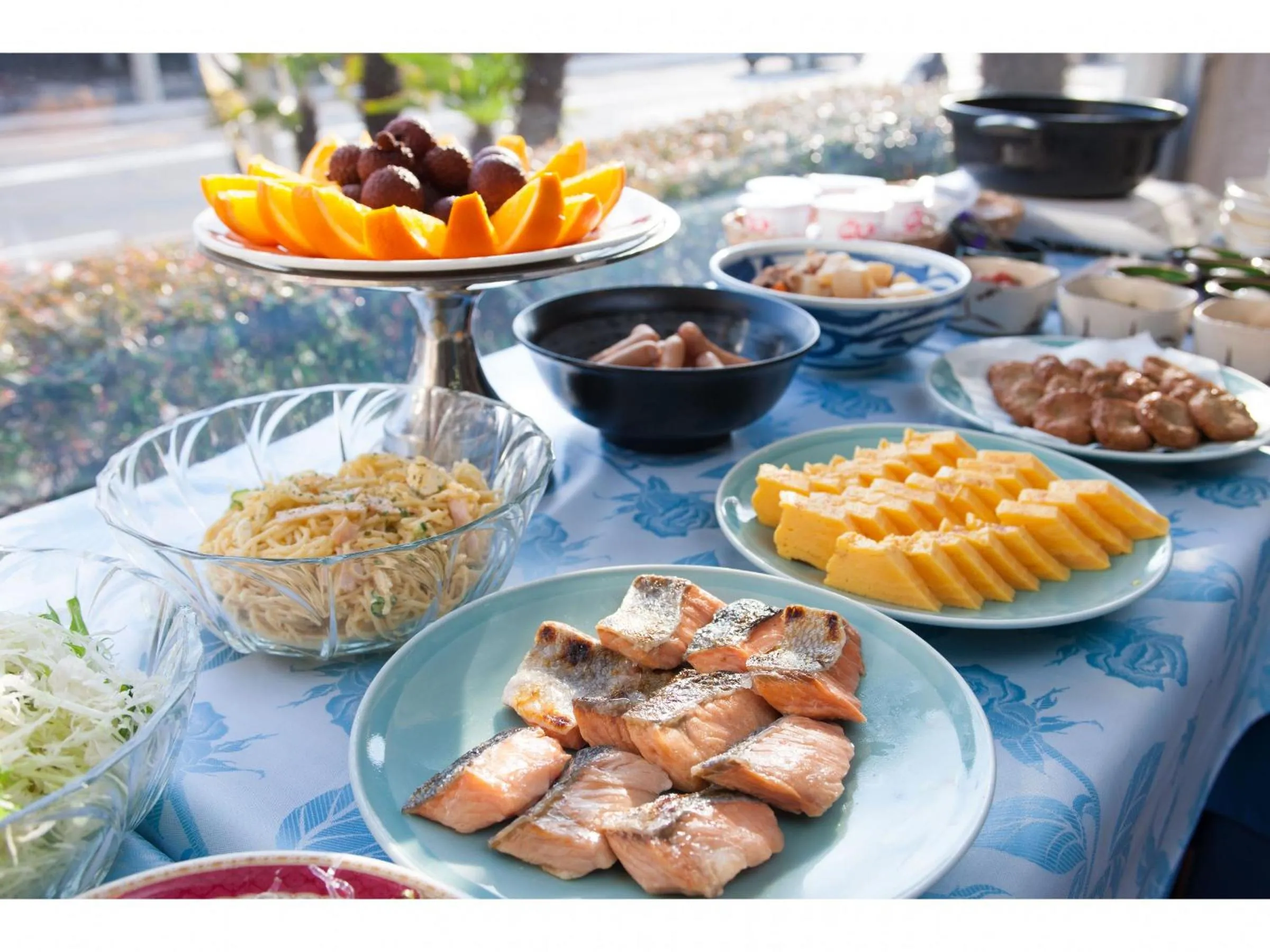 Food close-up in Onomichi Daiichi Hotel
