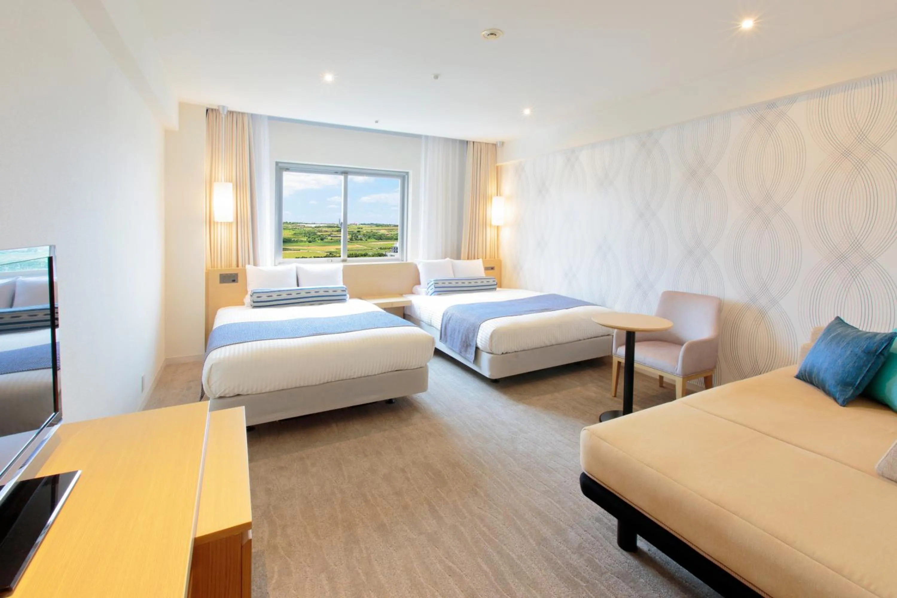 Photo of the whole room, Bed in Art Hotel Ishigakijima