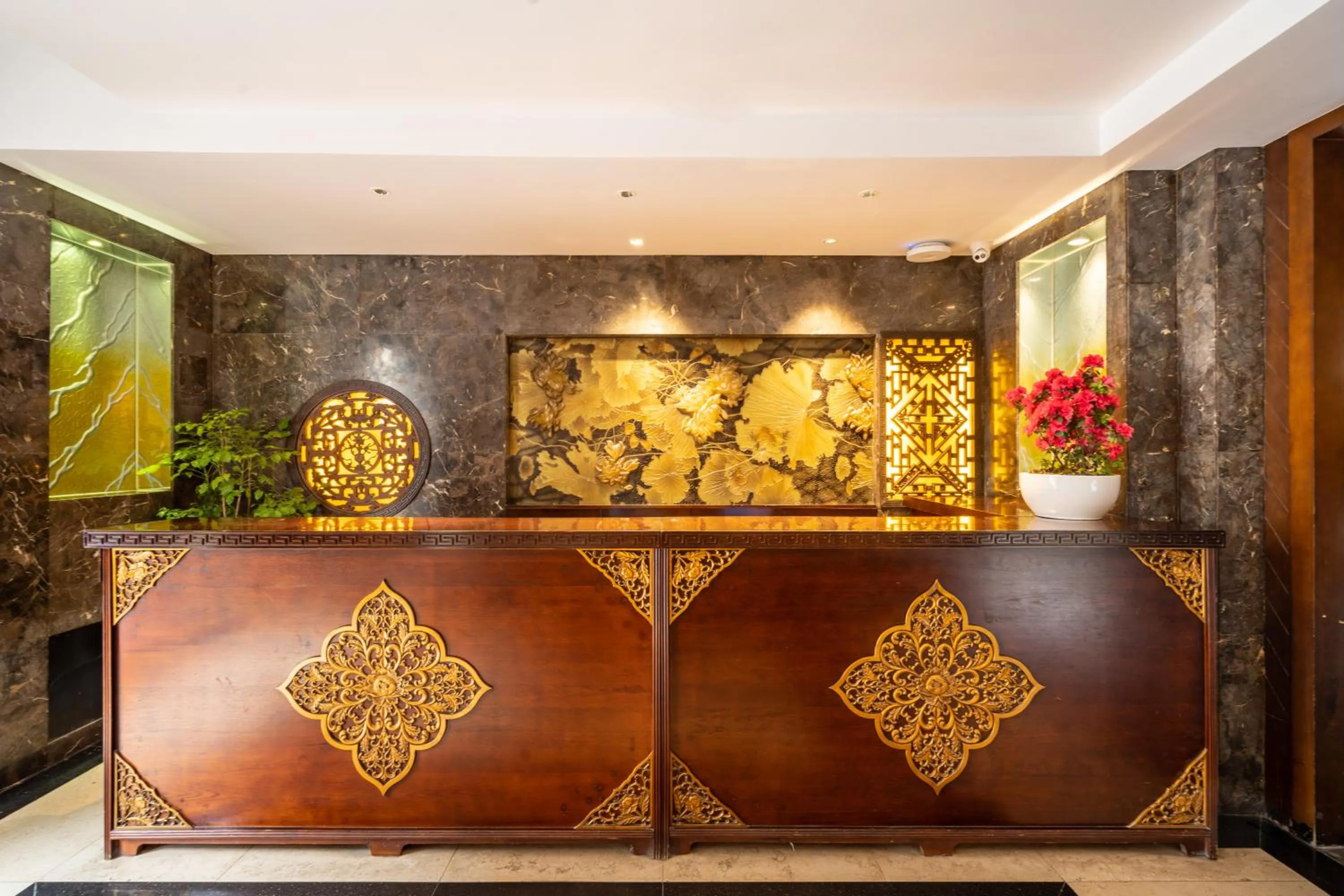 Lobby or reception in Buddha Zen Hotel