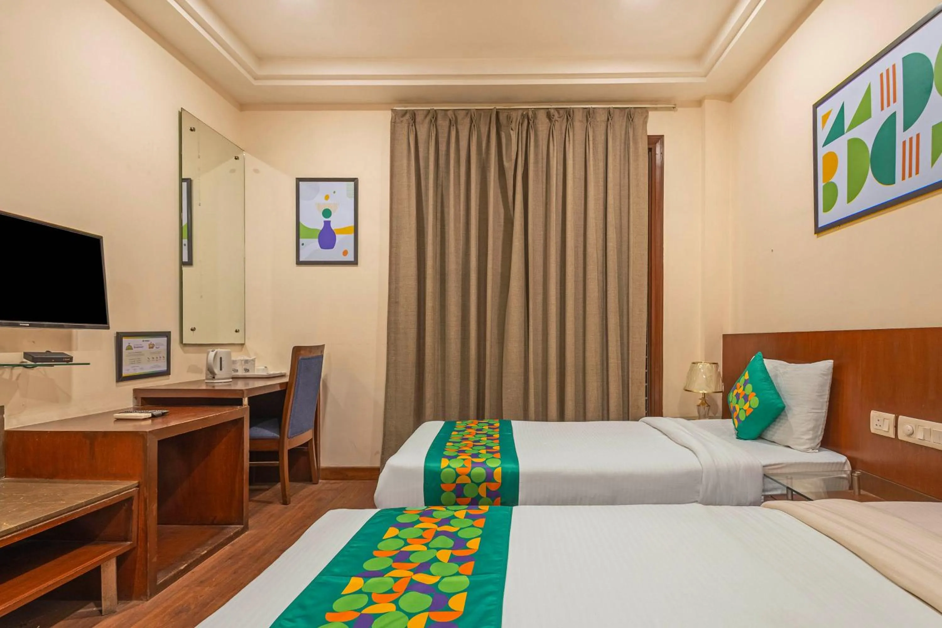 Bedroom, Bed in Treebo Royal Star