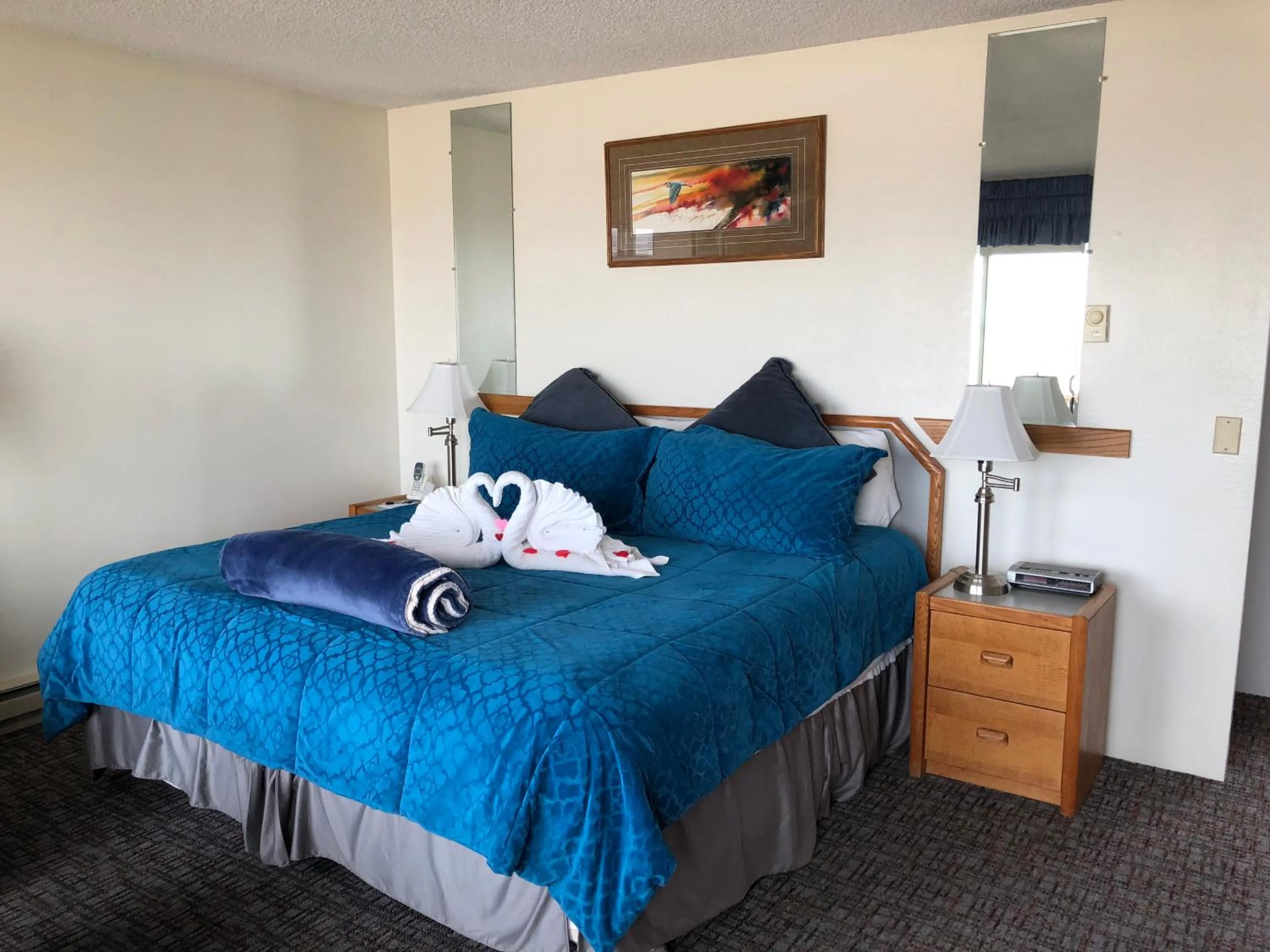 Bed in Webb's Scenic Surf