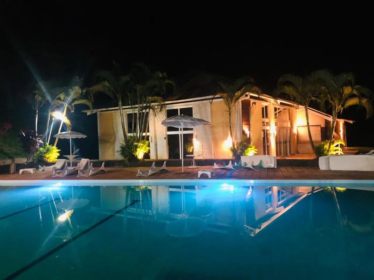 Swimming pool in Hotel Fazenda Santa Barbara