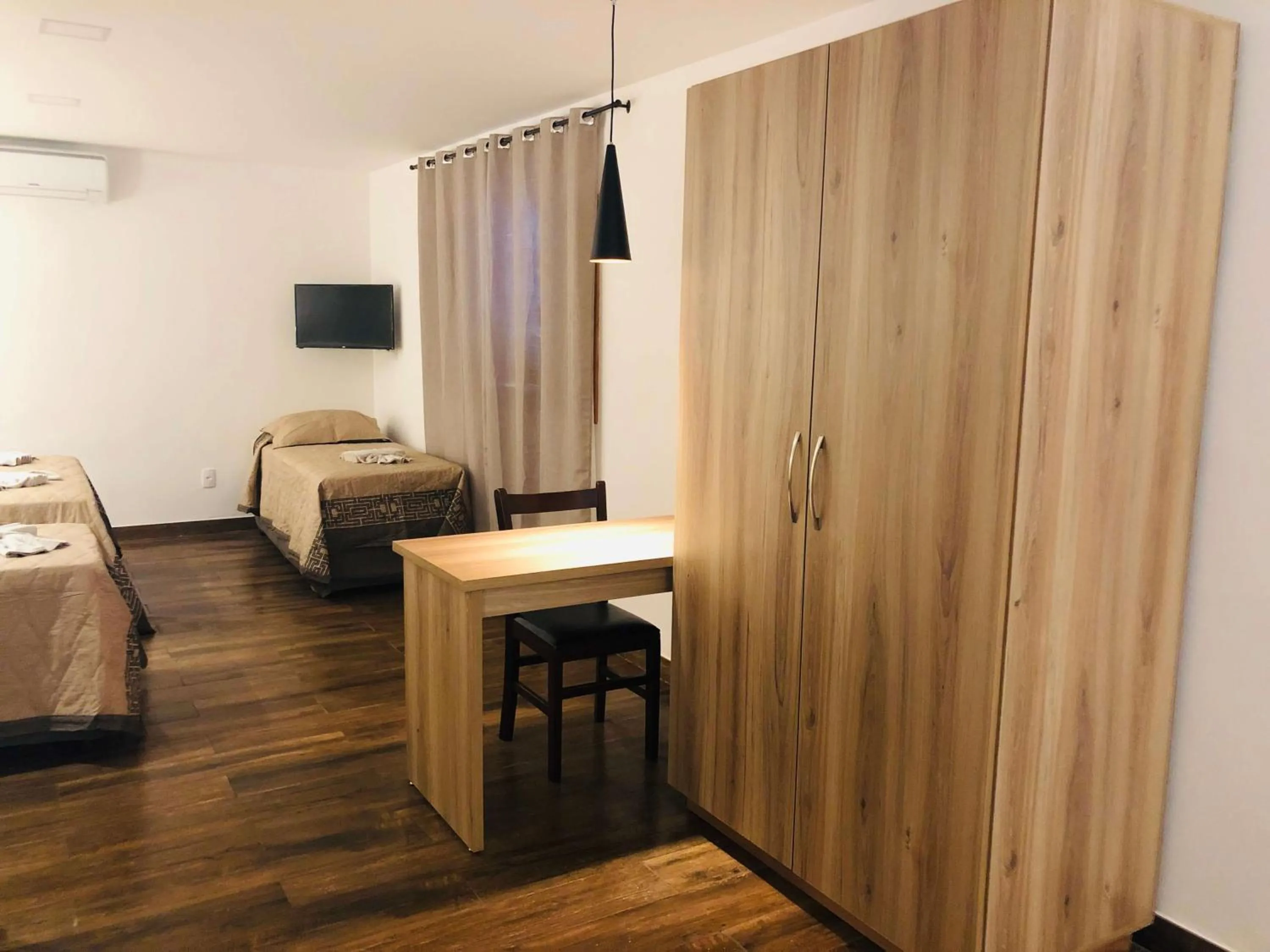 Bed in Hotel Fazenda Santa Barbara