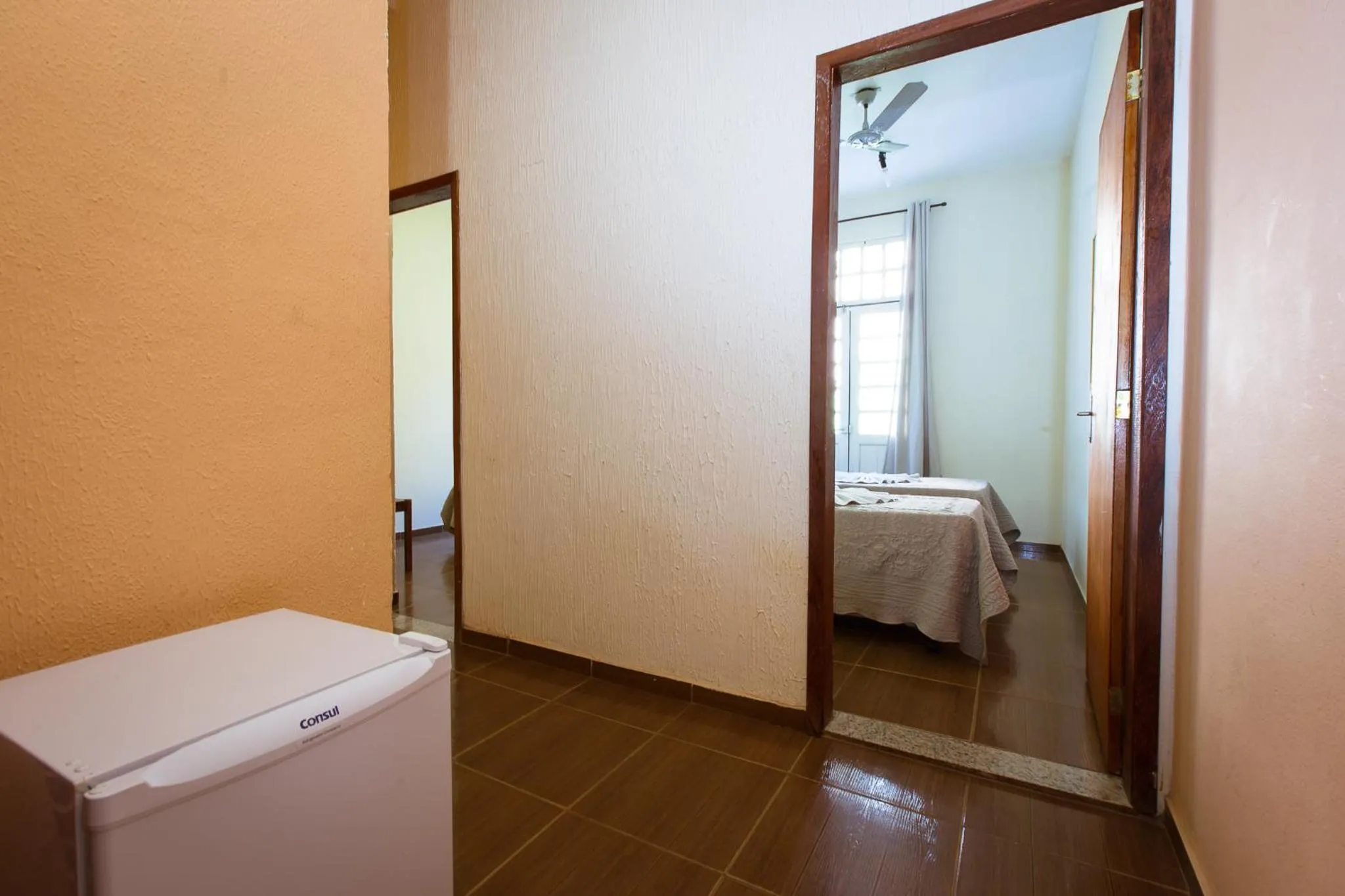 Bed in Hotel Fazenda Santa Barbara