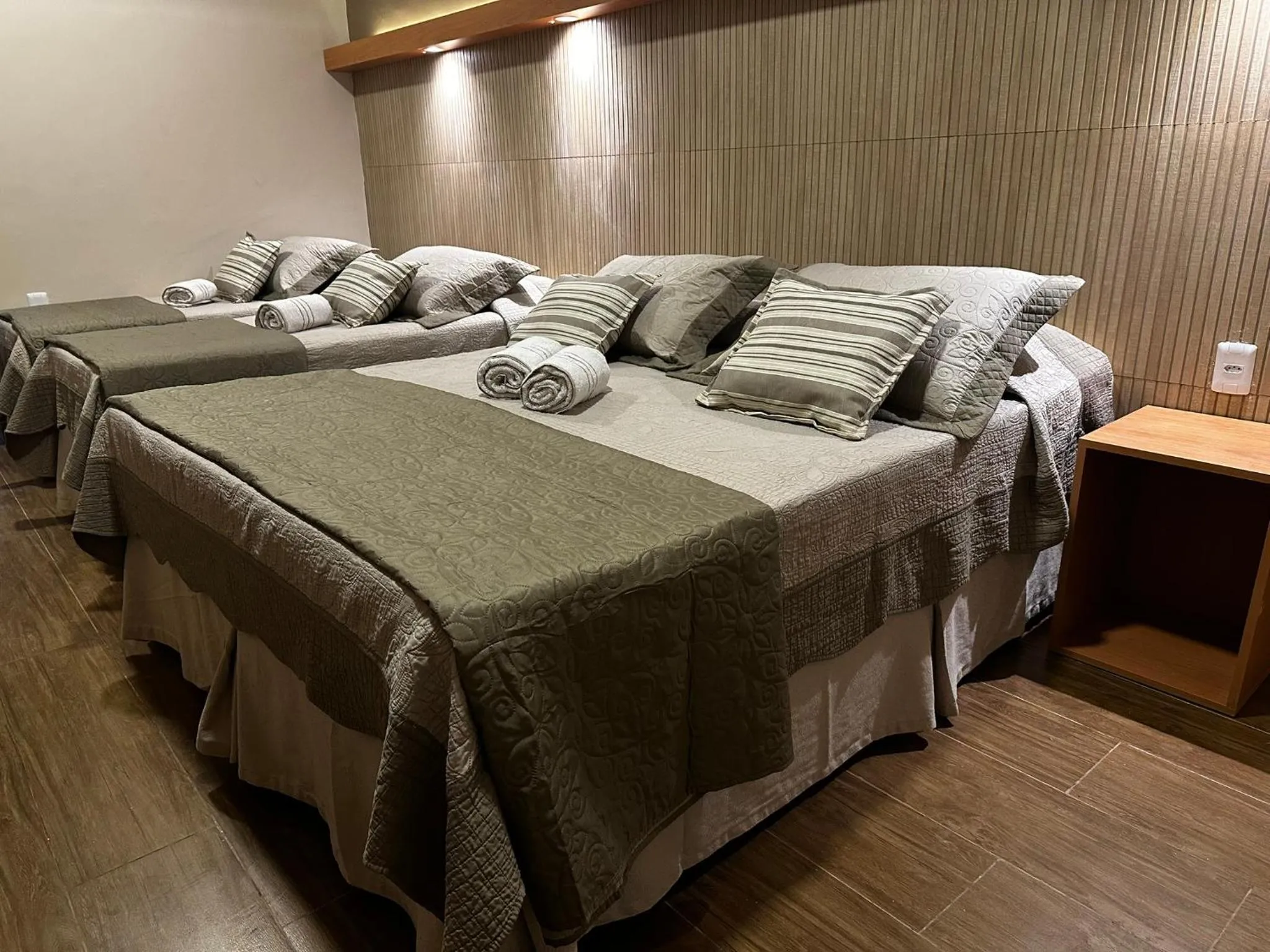 Bed in Hotel Fazenda Santa Barbara