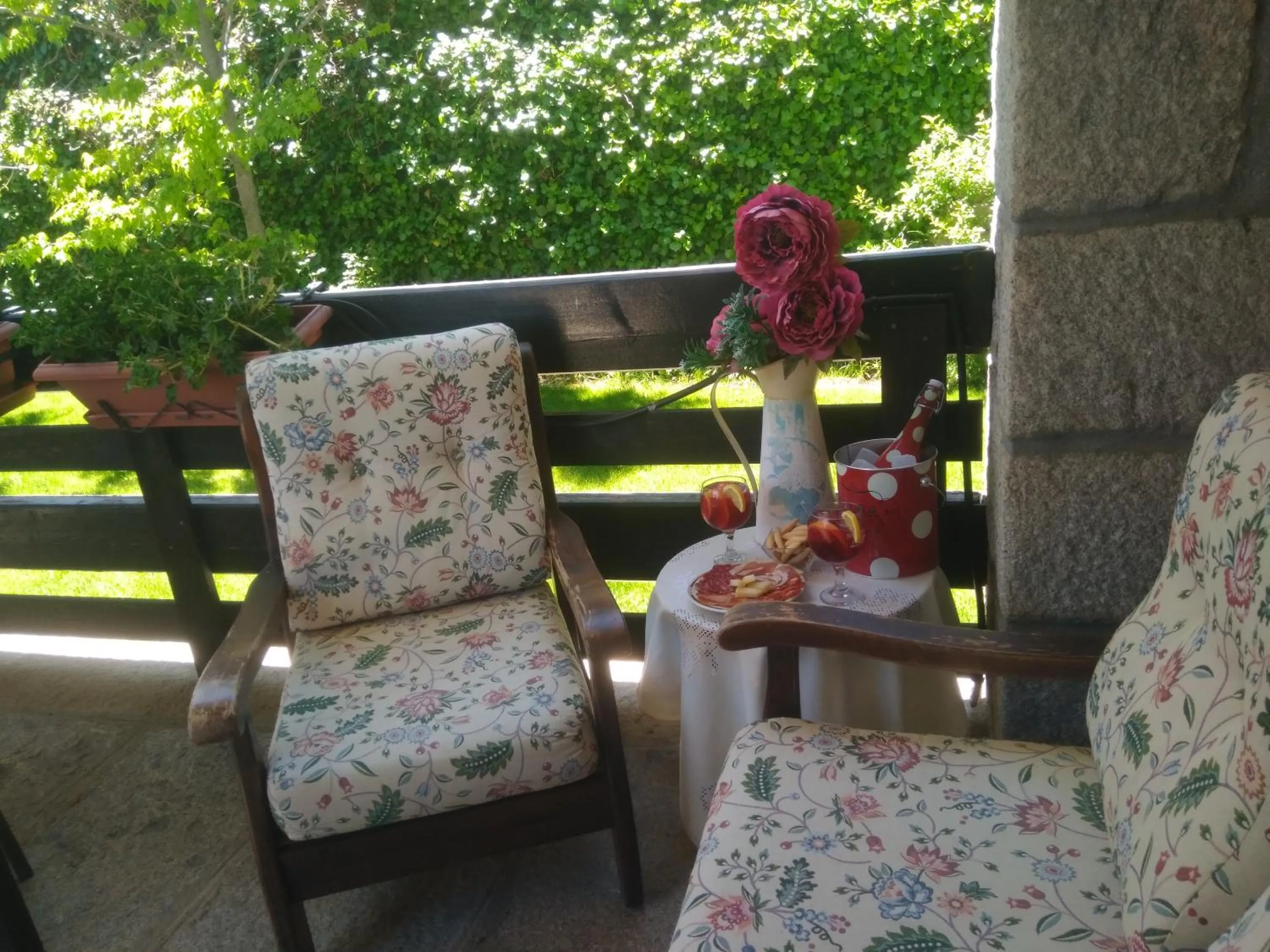 Balcony/Terrace in Posada Rural La Flor