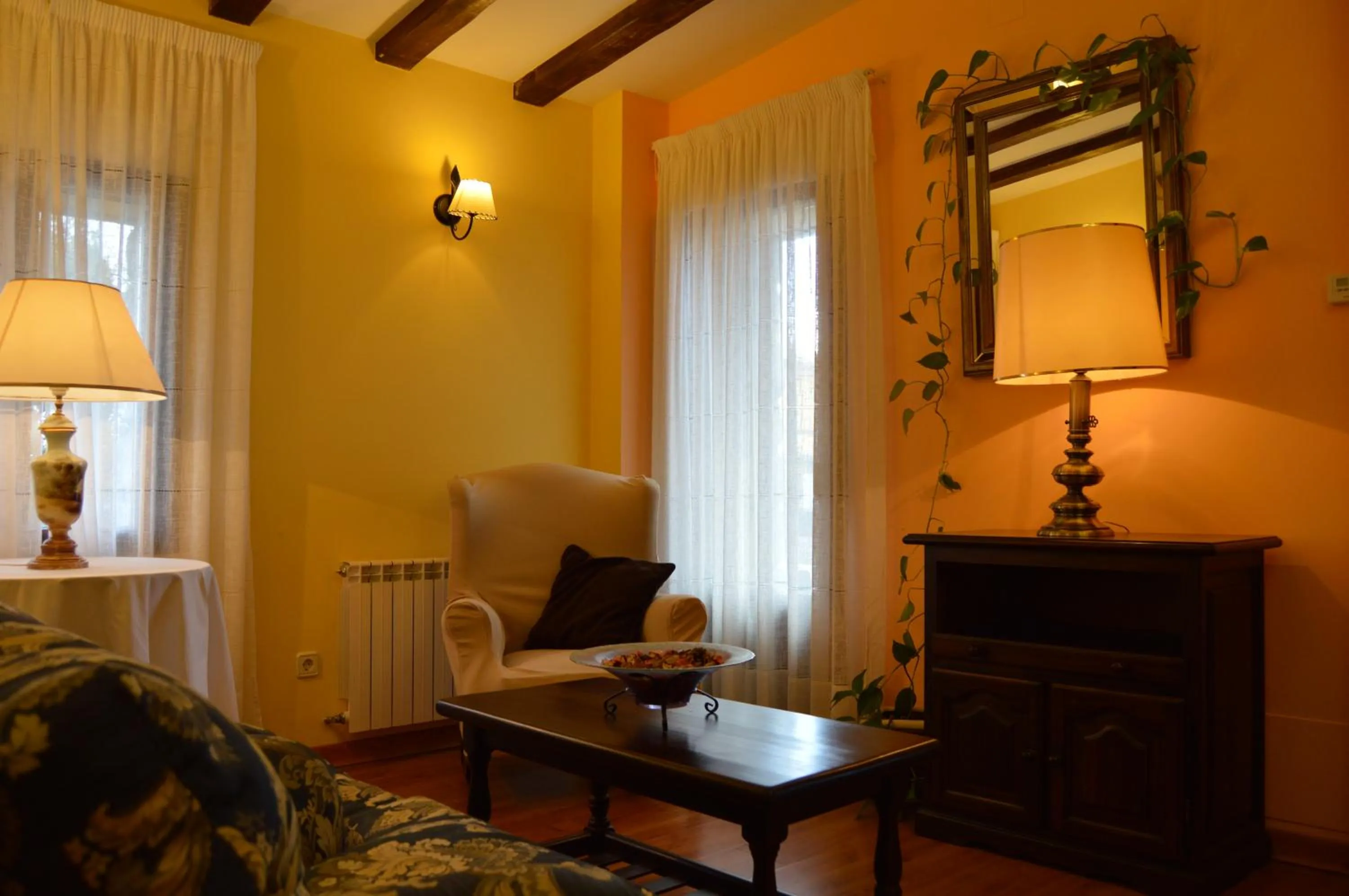 Living room in Posada Rural La Flor